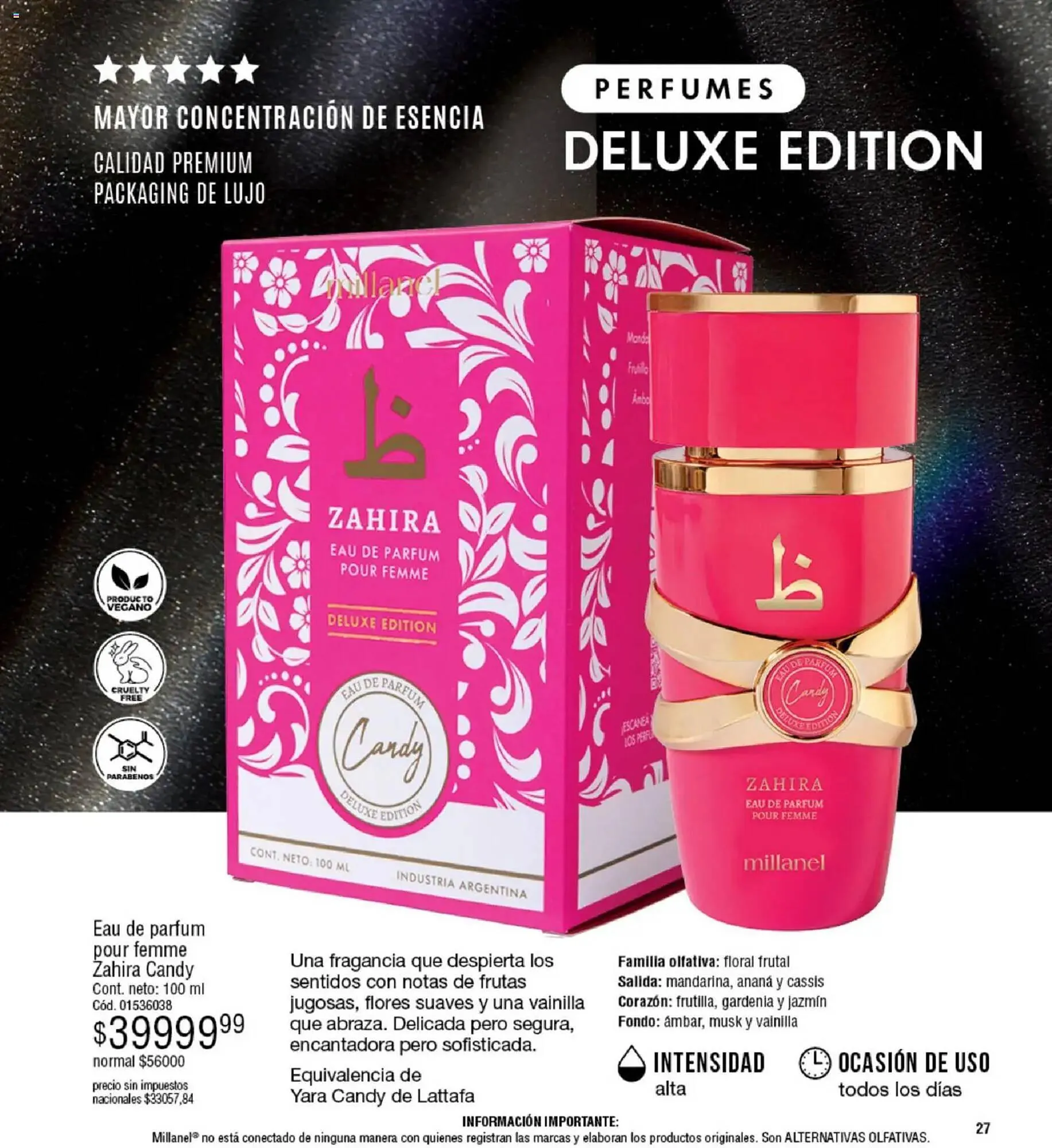 Ofertas de Catálogo Millanel Cosmética 2 de febrero al 2 de marzo 2026 - Página 27 del catálogo