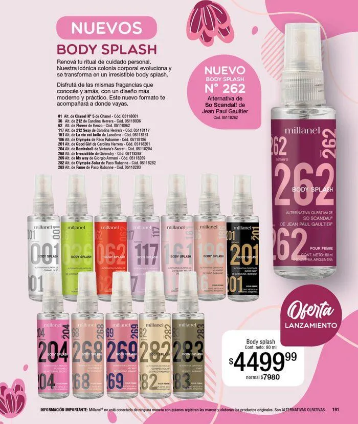 Ofertas de Catálogo Millanel Cosmética 23 de septiembre al 20 de octubre 2024 - Página 101 del catálogo