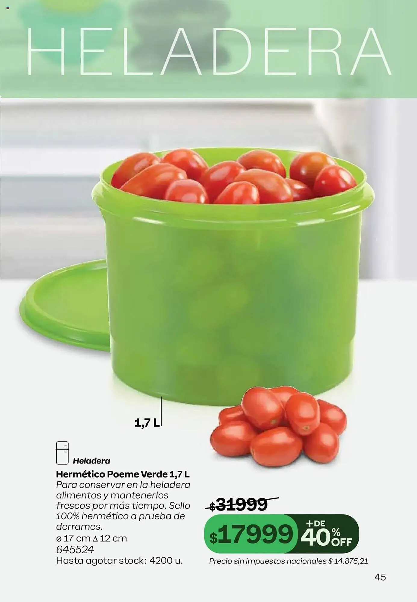 Ofertas de Catálogo Tupperware 9 de julio al 23 de julio 2025 - Página 46 del catálogo