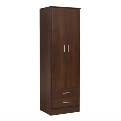 Placard Tana Eco 2 puertas con 2 cajones café