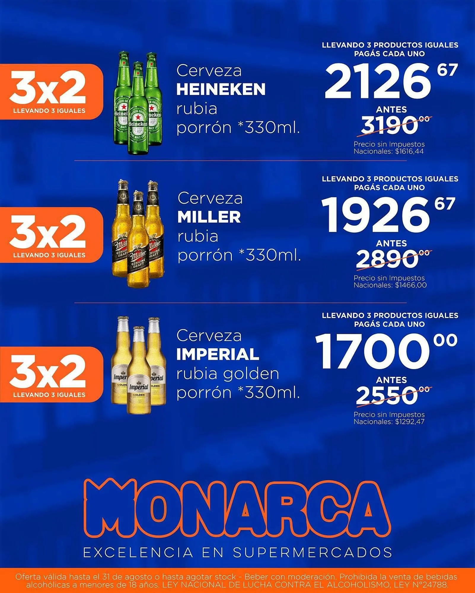 Ofertas de Catálogo Supermercados Monarca 6 de agosto al 10 de agosto 2025 - Página 2 del catálogo