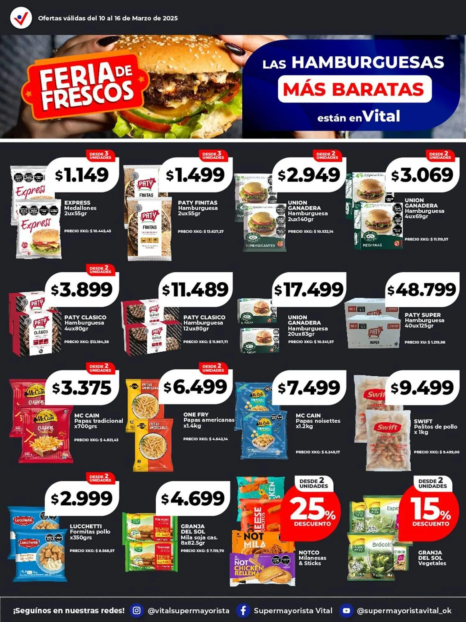 Ofertas de Catálogo Supermayorista Vital 10 de marzo al 16 de marzo 2025 - Página 24 del catálogo