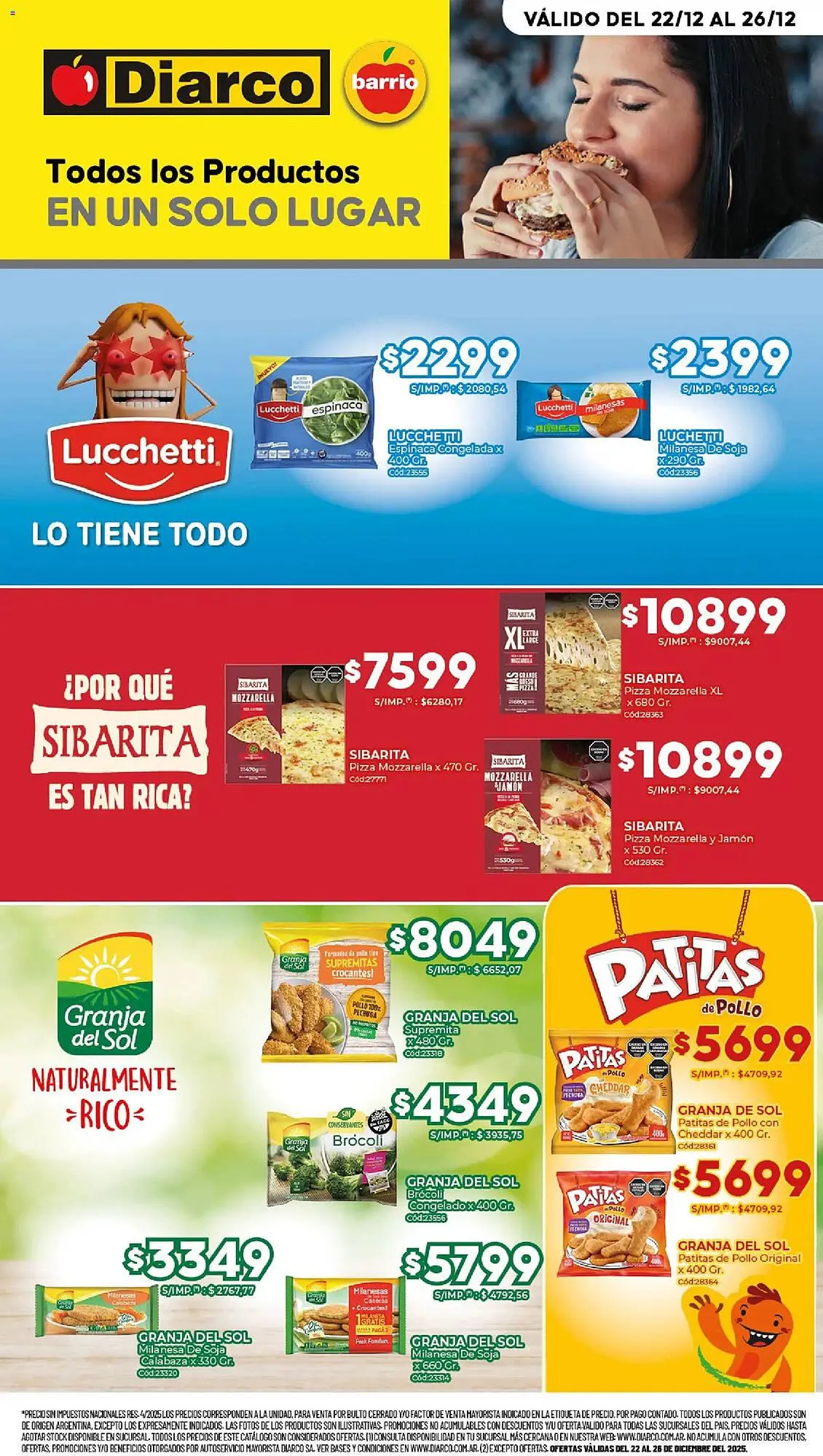 Ofertas de Catálogo Diarco 22 de diciembre al 26 de diciembre 2025 - Página 1 del catálogo