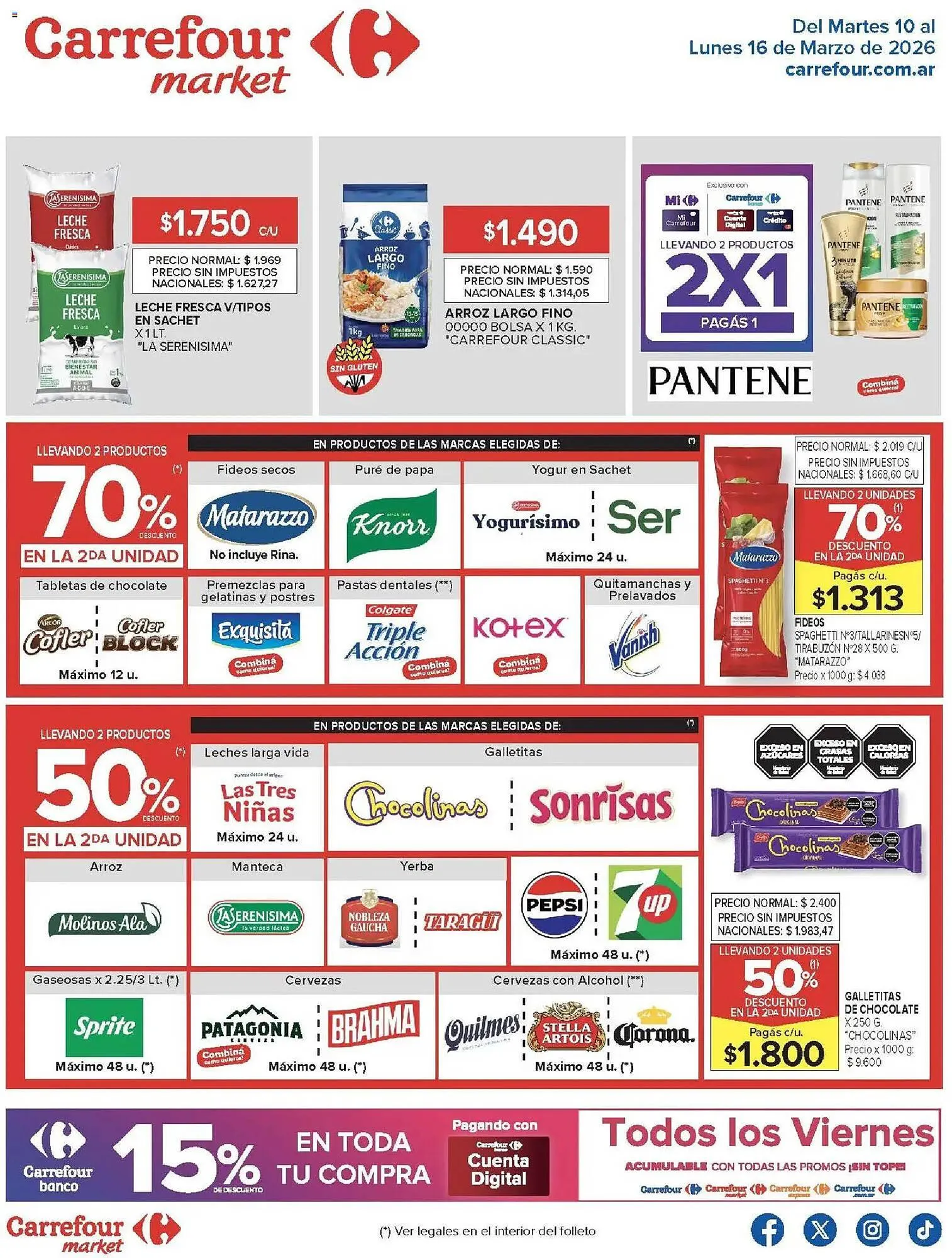 Ofertas de Folleto Carrefour Market 10 de marzo al 16 de marzo 2026 - Página 1 del catálogo