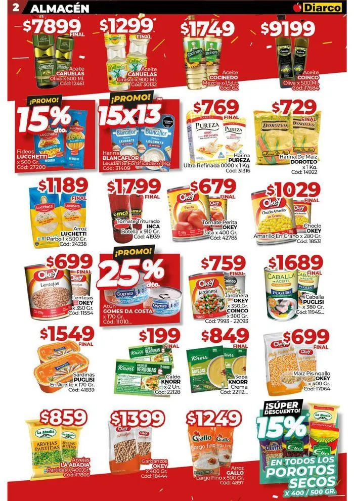 Ofertas de Diarco Ofertas Interior 4 de junio al 9 de junio 2024 - Página 2 del catálogo