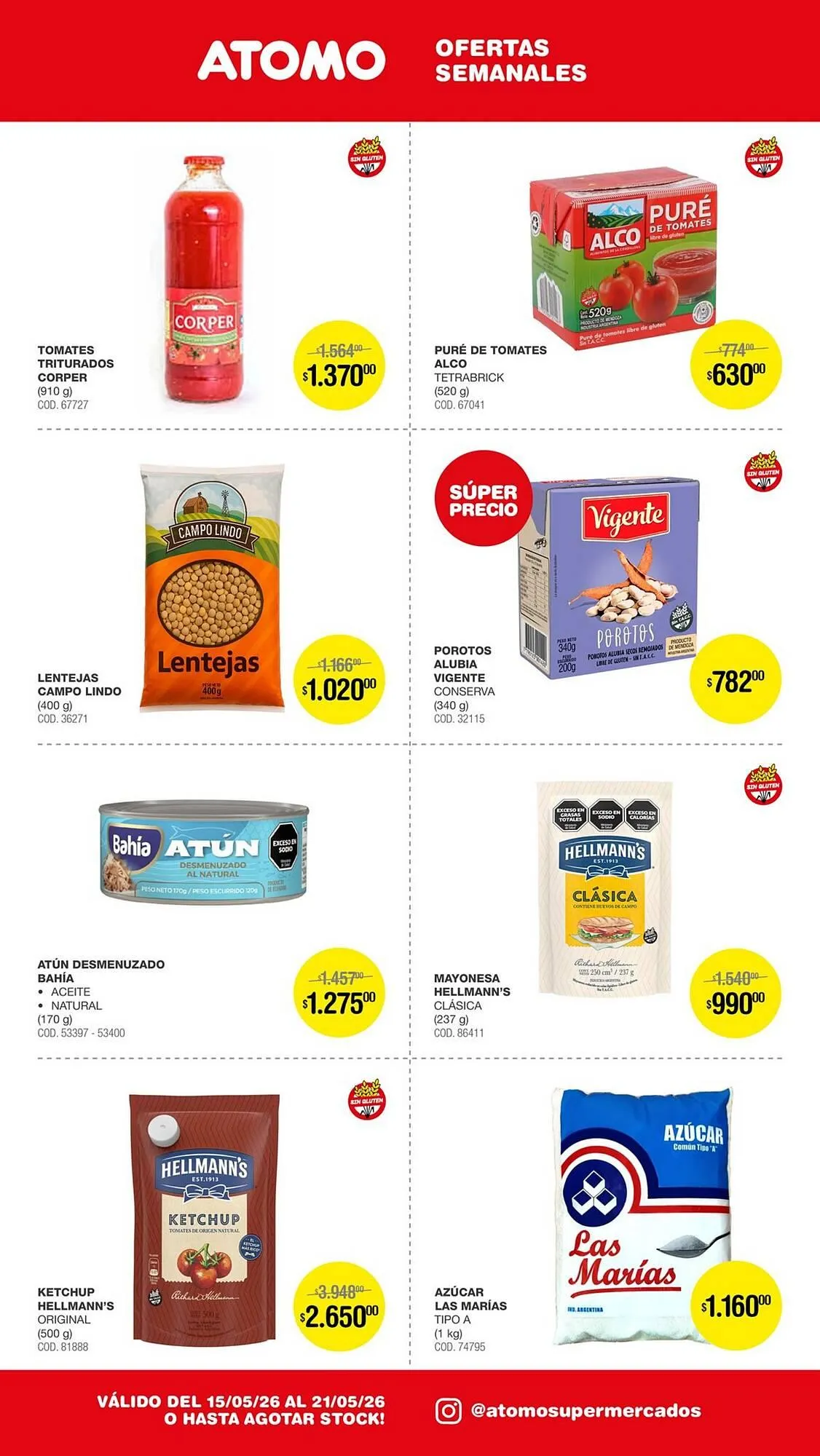 Ofertas de Catálogo Atomo Conviene 15 de mayo al 21 de mayo 2026 - Página 12 del catálogo
