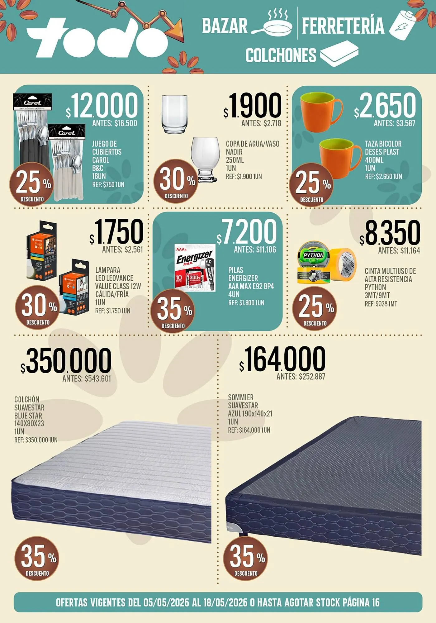 Ofertas de Catálogo Supermercados Todo 5 de mayo al 18 de mayo 2026 - Página 17 del catálogo