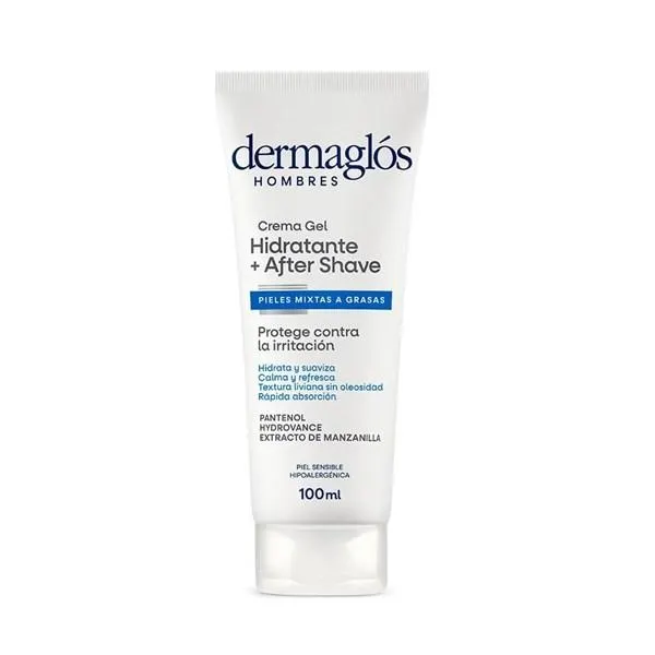 Crema Facial Dermaglós Hombres Hidratante After Shave x 100 ml