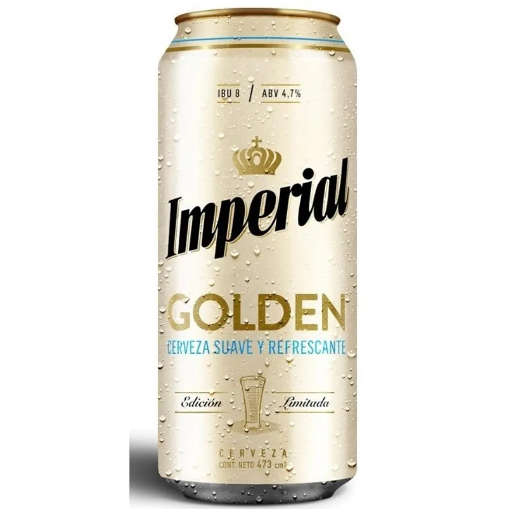 CERVEZA IMPERIAL GOLDEN LATA X 473ml