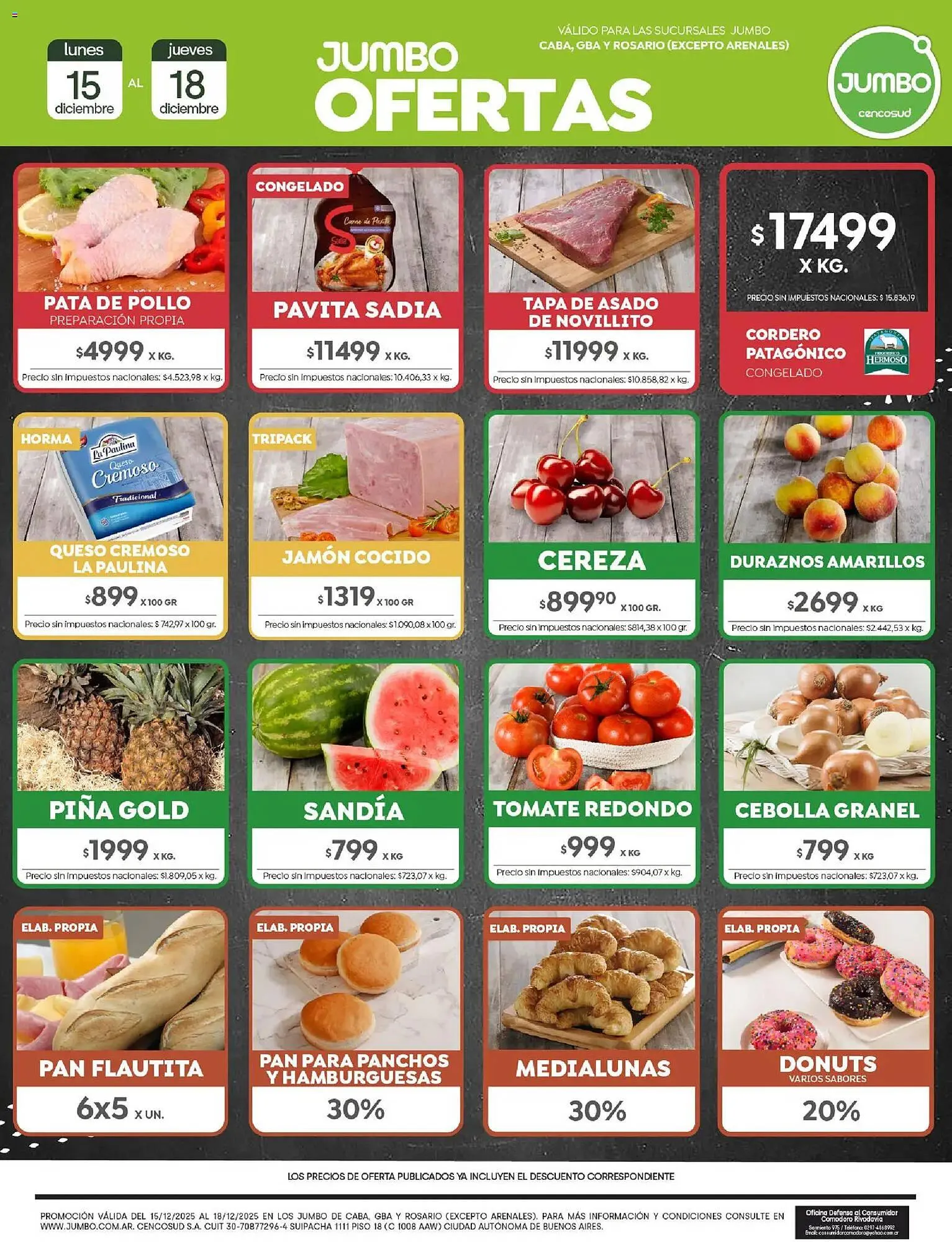 Ofertas de Catálogo Jumbo 15 de diciembre al 18 de diciembre 2025 - Página 1 del catálogo