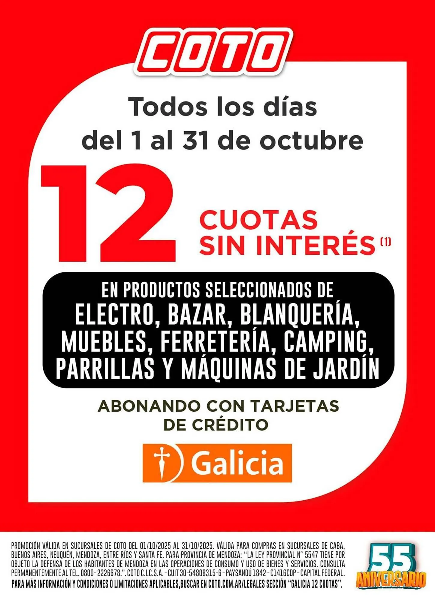 Ofertas de Catálogo Coto 3 de octubre al 31 de octubre 2025 - Página 1 del catálogo