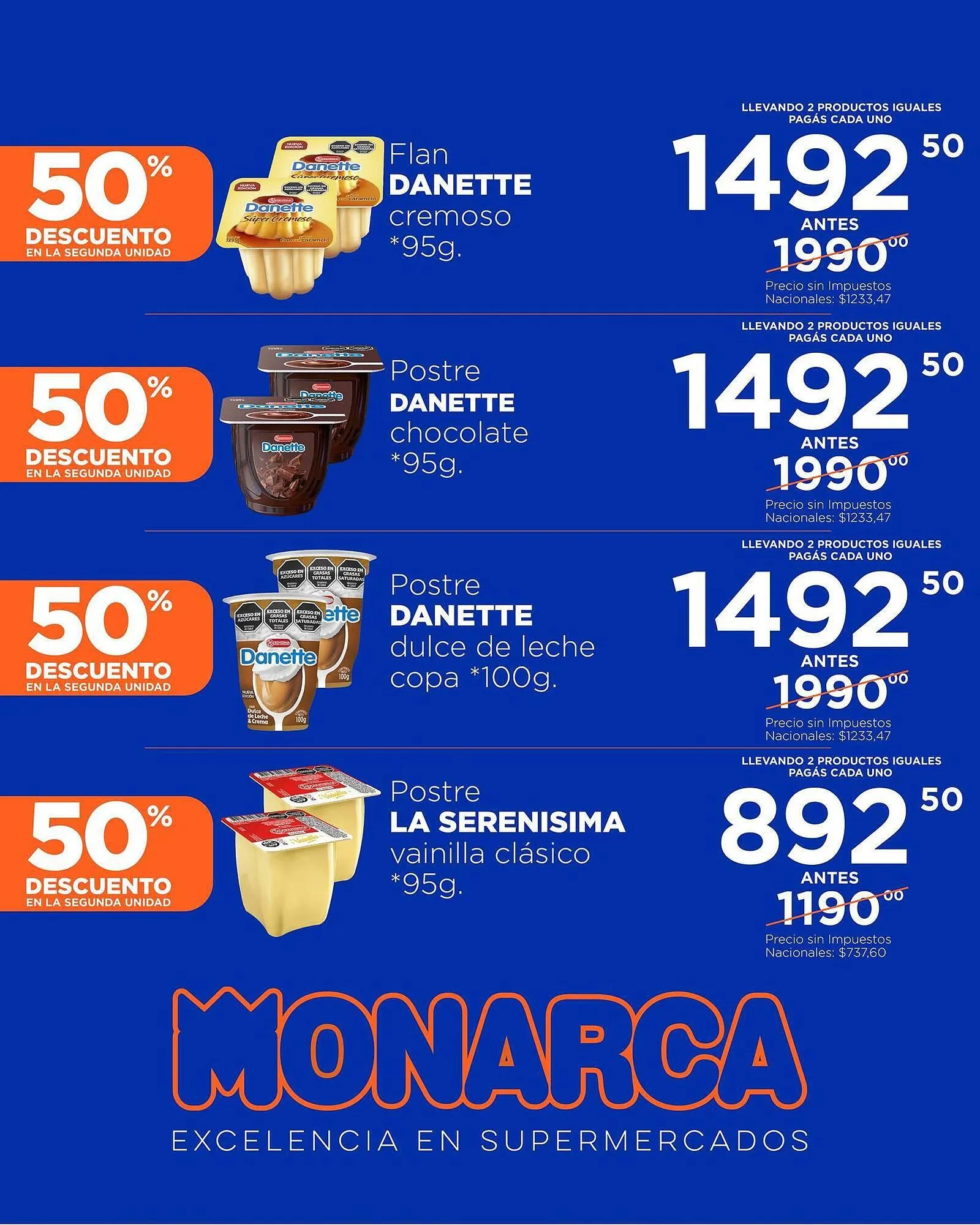 Ofertas de Catálogo Supermercados Monarca 9 de junio al 15 de junio 2025 - Página 2 del catálogo