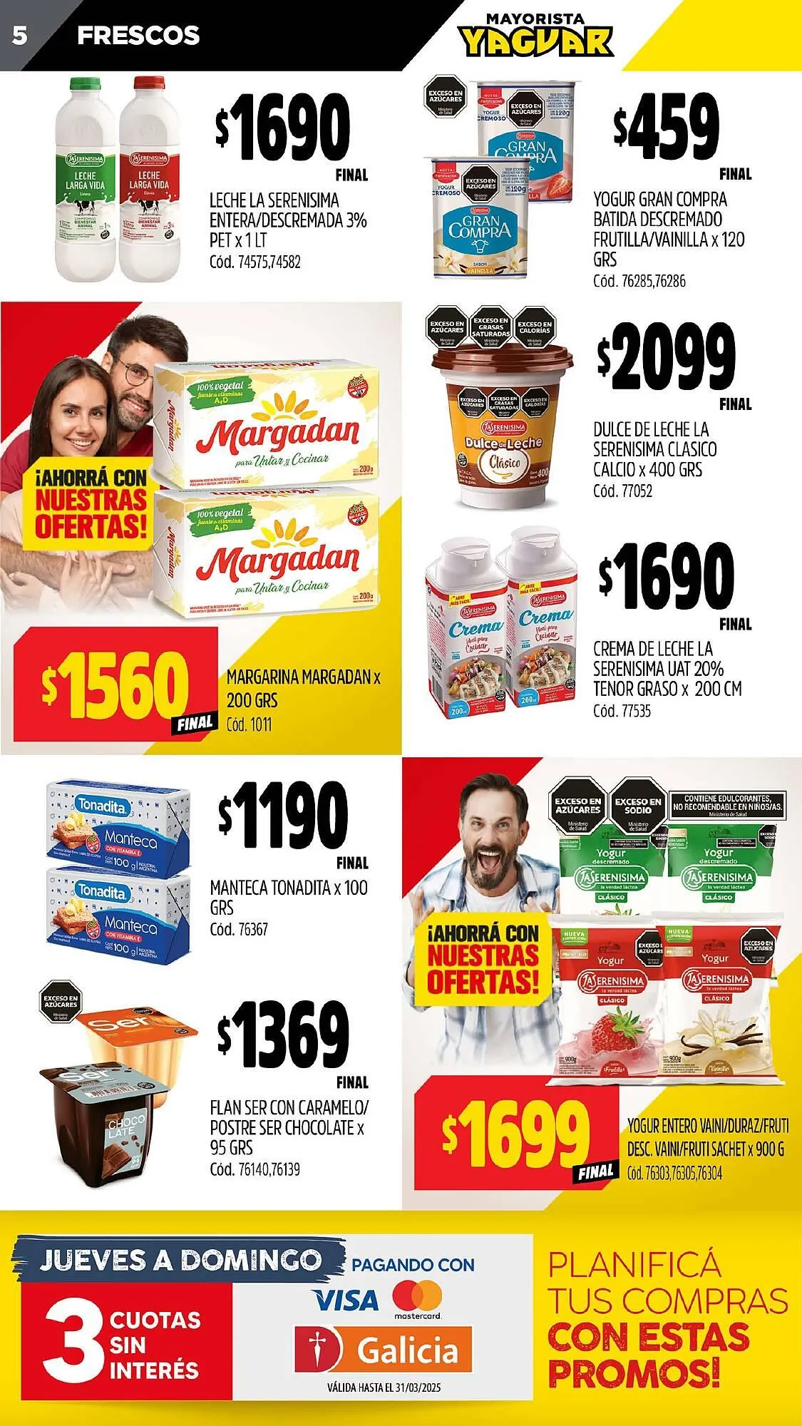 Ofertas de Catálogo Supermercados Yaguar 24 de marzo al 30 de marzo 2025 - Página 6 del catálogo