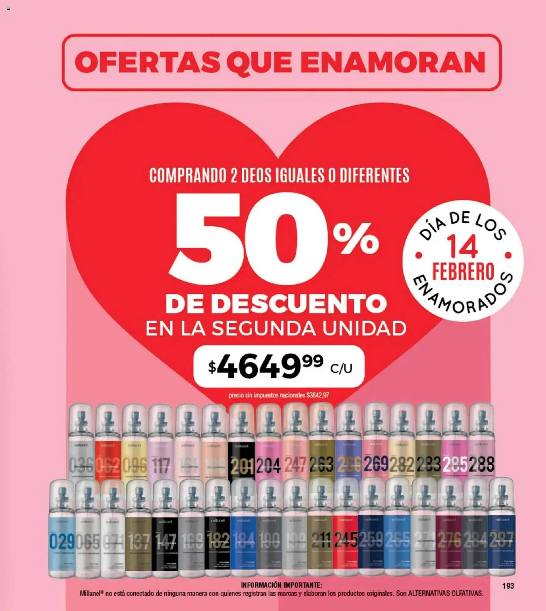 Ofertas de Catálogo Millanel Cosmética 2 de febrero al 2 de marzo 2026 - Página 217 del catálogo