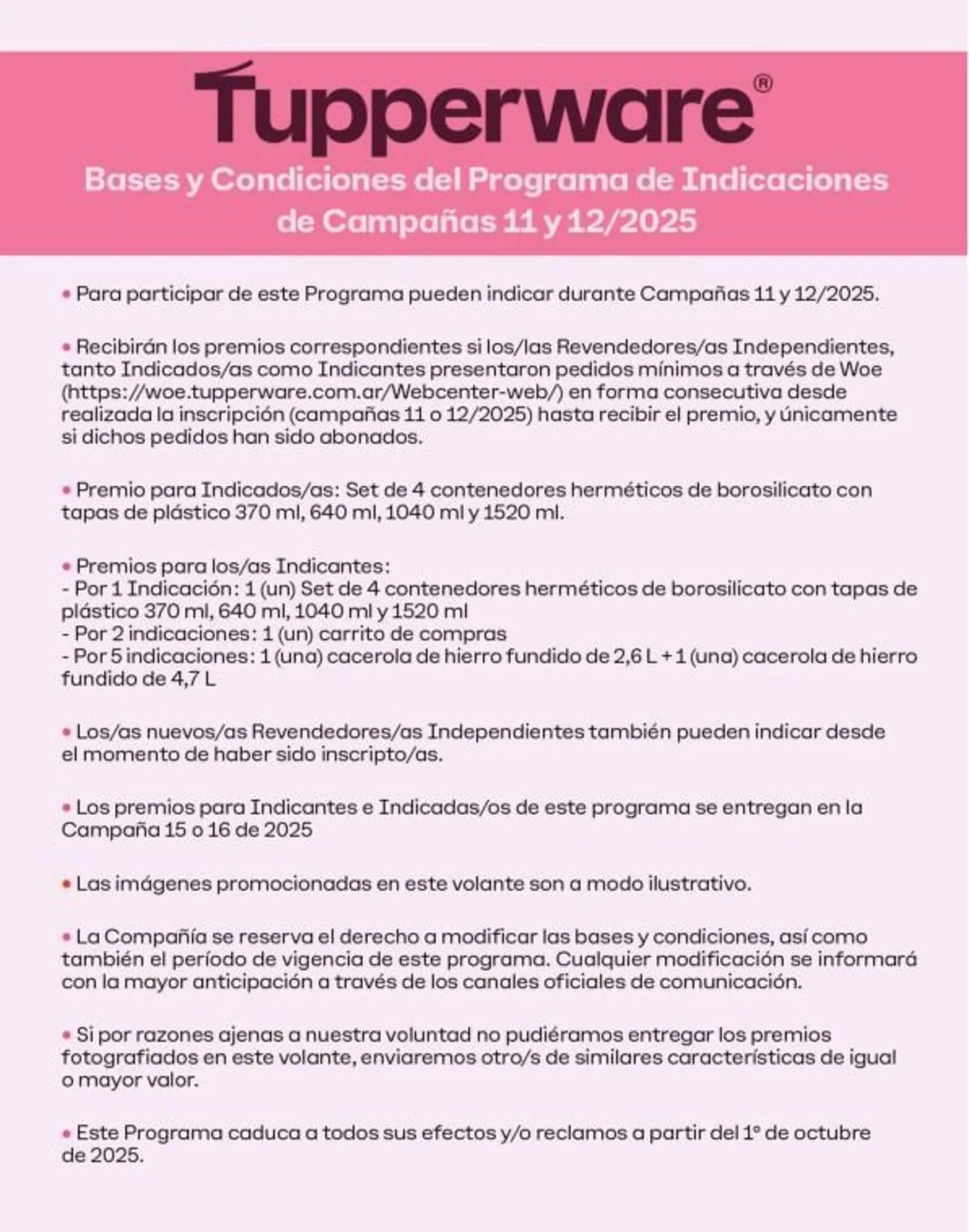 Ofertas de Folleto Tupperware 1 de noviembre al 31 de diciembre 2025 - Página 7 del catálogo