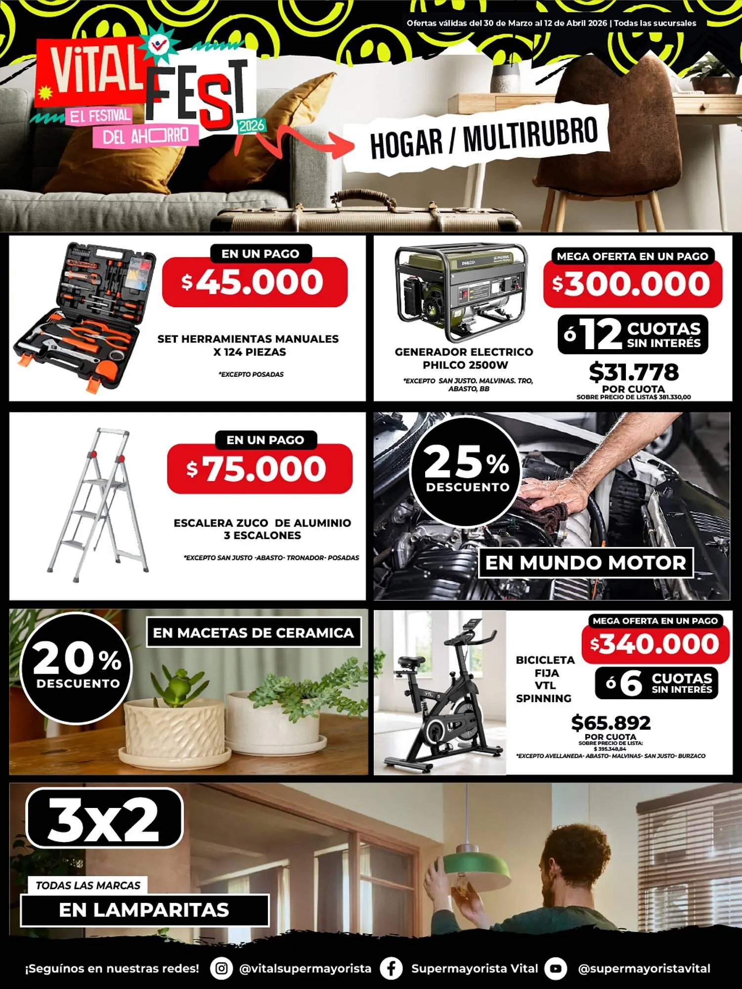 Ofertas de Catálogo Supermayorista Vital 30 de marzo al 12 de abril 2026 - Página 4 del catálogo