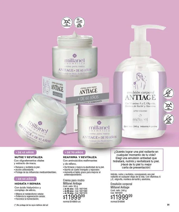 Ofertas de Catálogo Millanel Cosmética 23 de septiembre al 20 de octubre 2024 - Página 186 del catálogo
