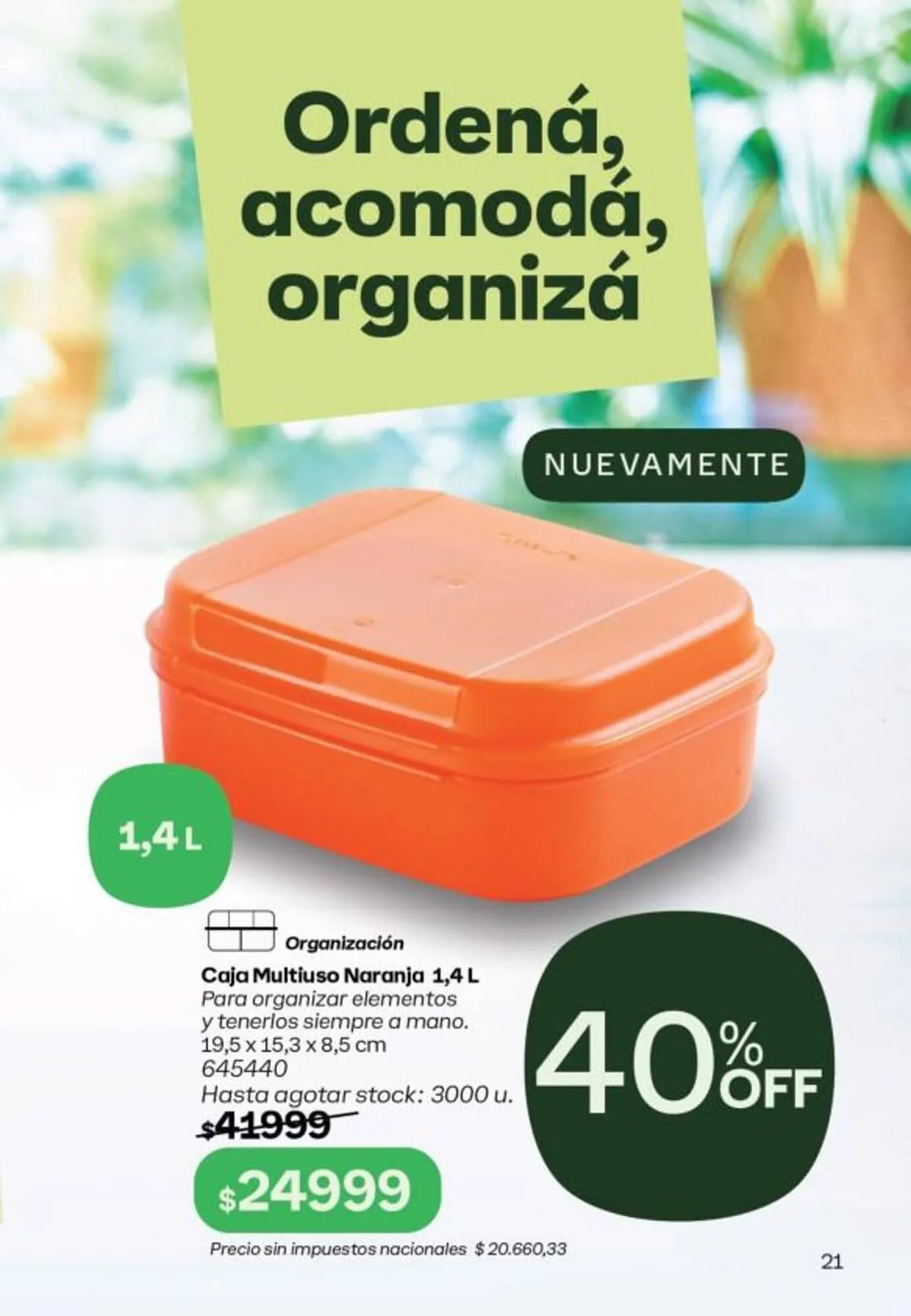Ofertas de Catálogo Tupperware 10 de mayo al 31 de mayo 2025 - Página 22 del catálogo