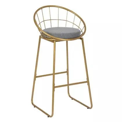Silla de bar Kolton dorado