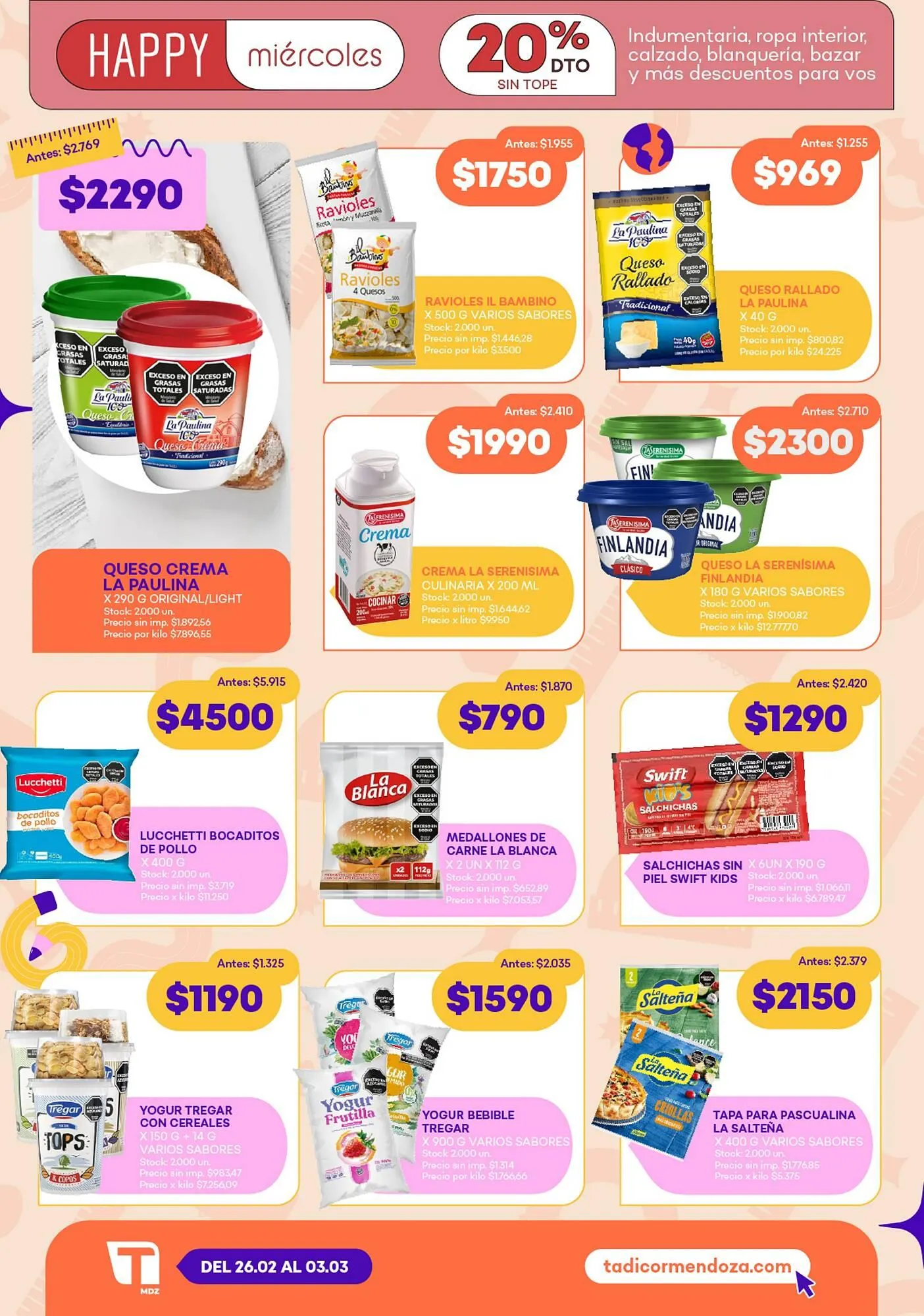 Ofertas de Catálogo Supermercados Tadicor 24 de febrero al 3 de marzo 2026 - Página 6 del catálogo