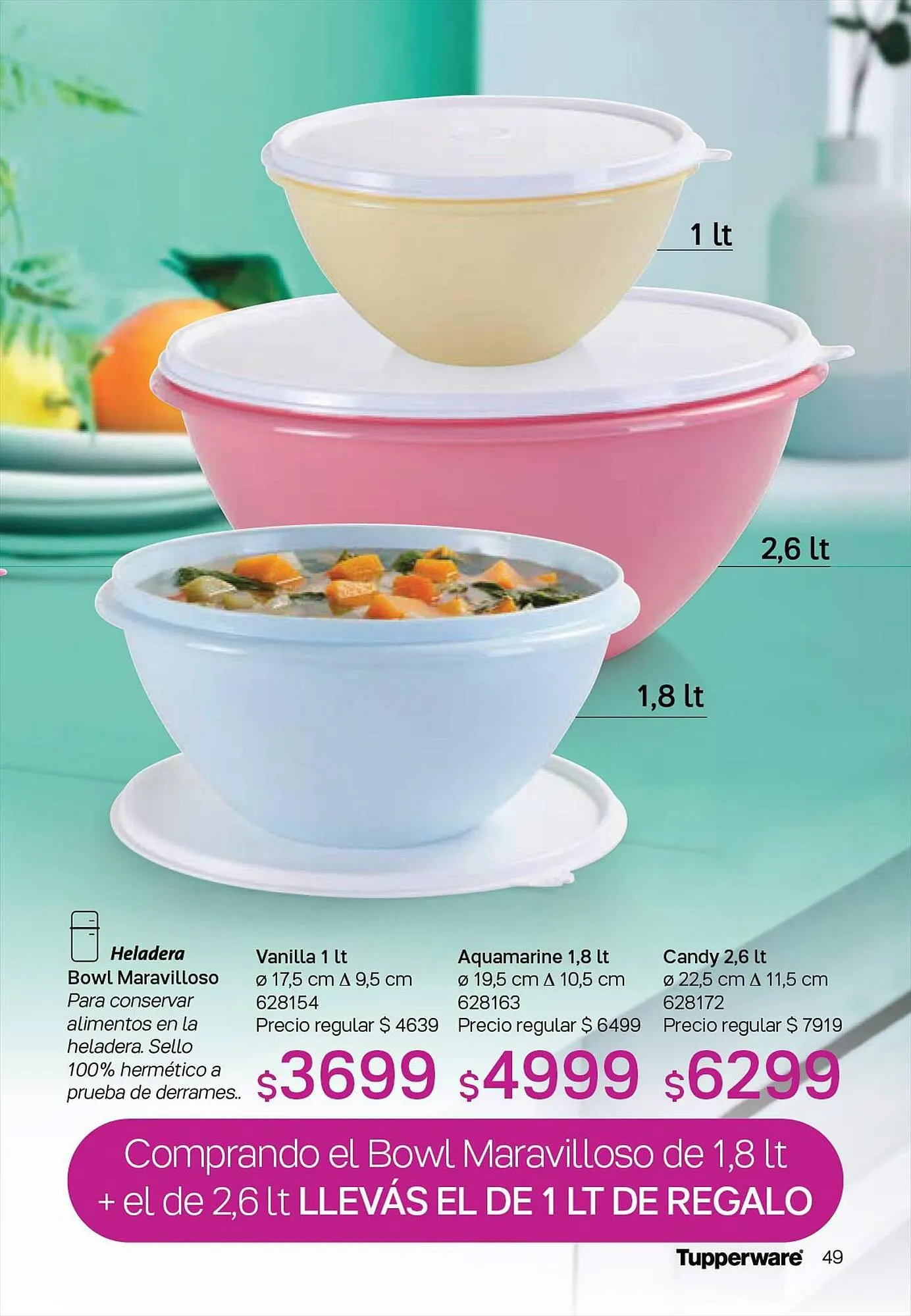 Ofertas de Catálogo Tupperware 4 de julio al 15 de agosto 2023 - Página 50 del catálogo