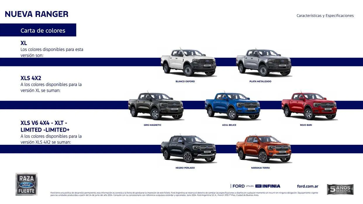 Ofertas de Ford Nueva Ranger 2 de julio al 31 de julio 2024 - Página 9 del catálogo