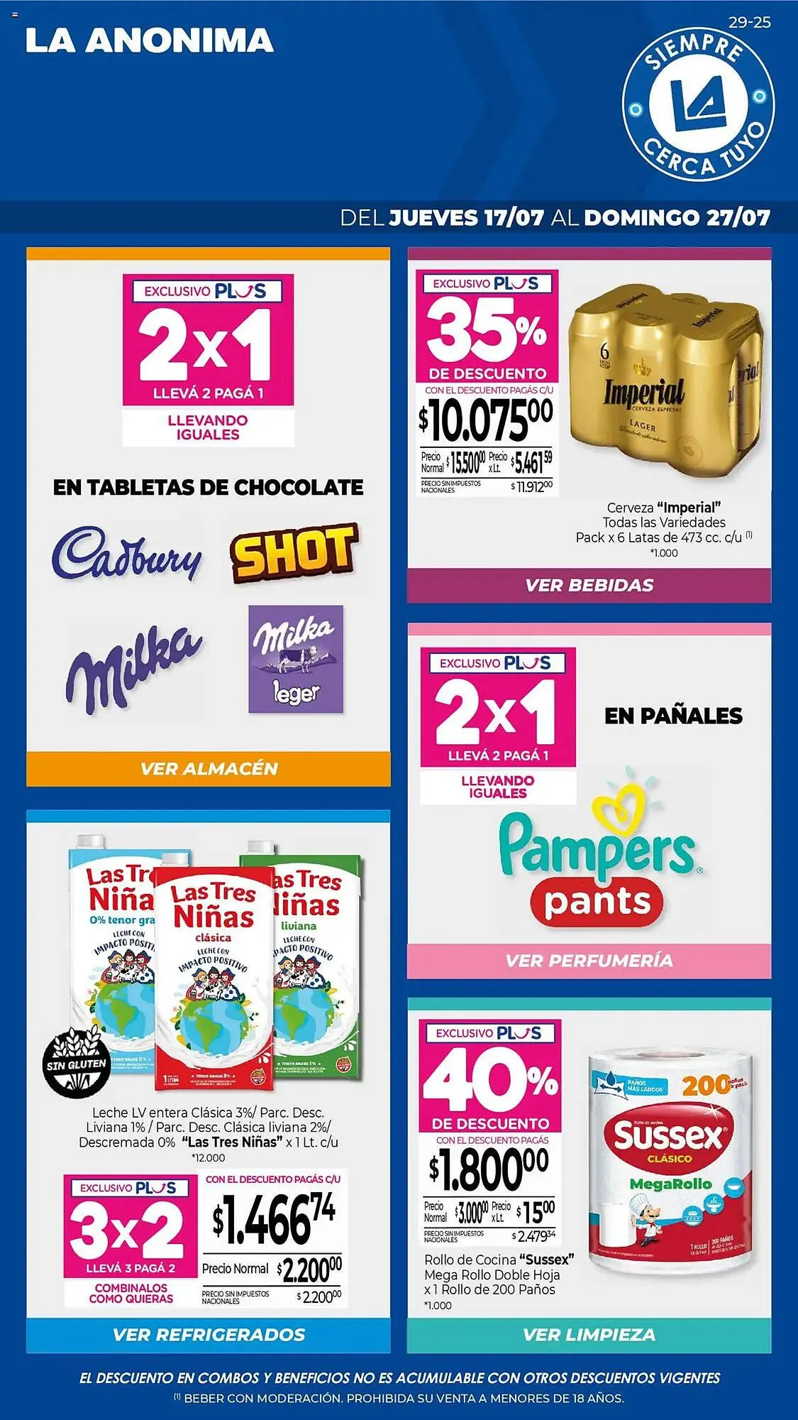 Ofertas de Catálogo La Anonima 17 de julio al 28 de julio 2025 - Página 1 del catálogo