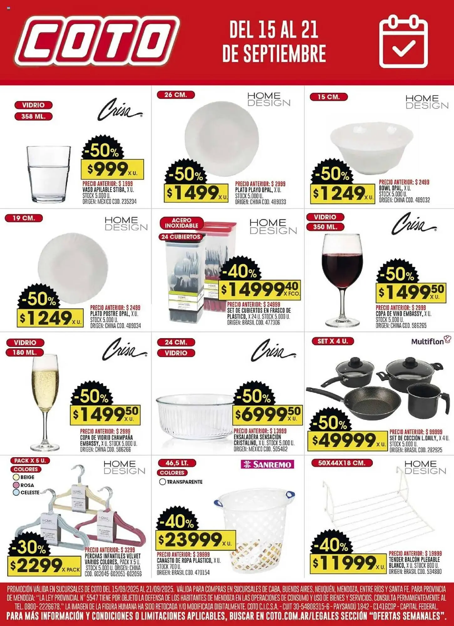 Ofertas de Catálogo Coto 15 de septiembre al 21 de septiembre 2025 - Página 1 del catálogo