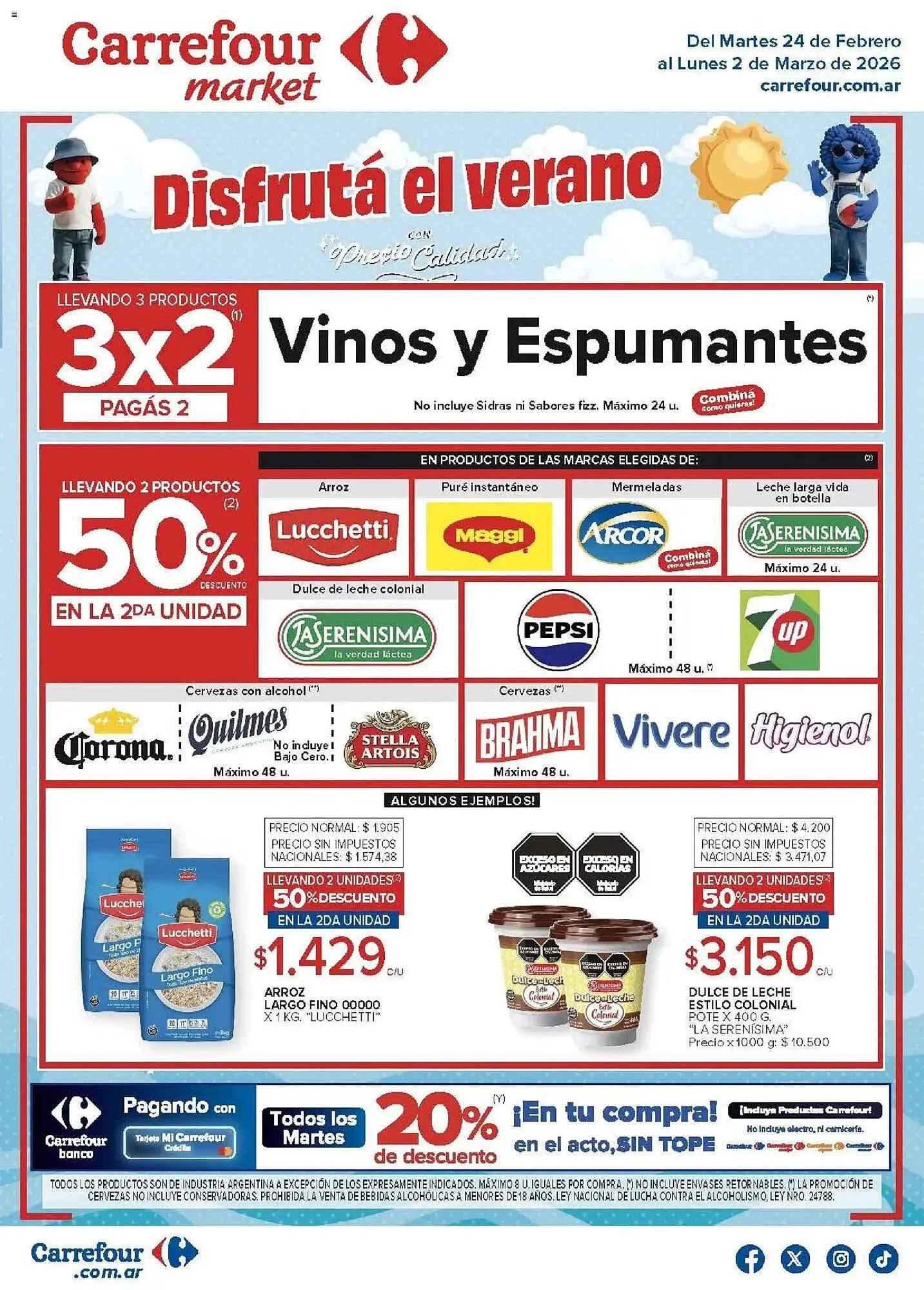 Ofertas de Folleto Carrefour Market 24 de febrero al 2 de marzo 2026 - Página 1 del catálogo