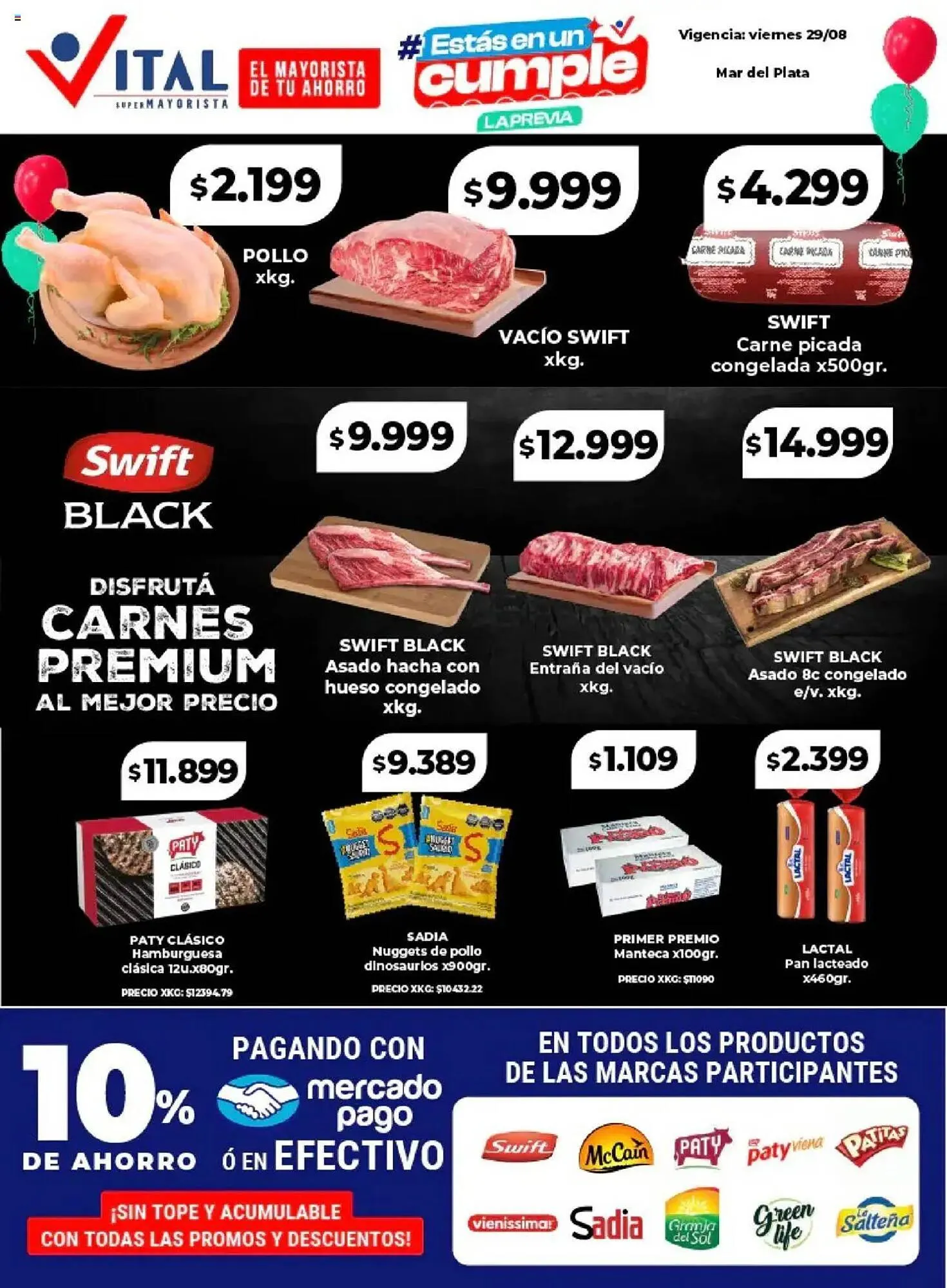 Ofertas de Catálogo Supermayorista Vital 29 de agosto al 30 de agosto 2025 - Página 1 del catálogo