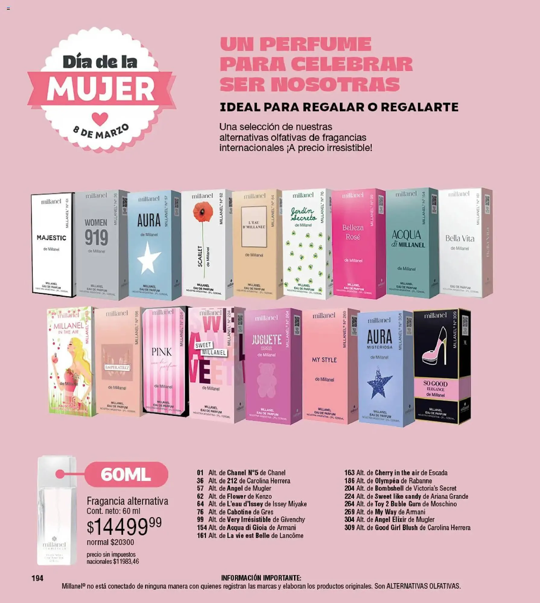 Ofertas de Catálogo Millanel Cosmética 2 de marzo al 29 de marzo 2026 - Página 194 del catálogo