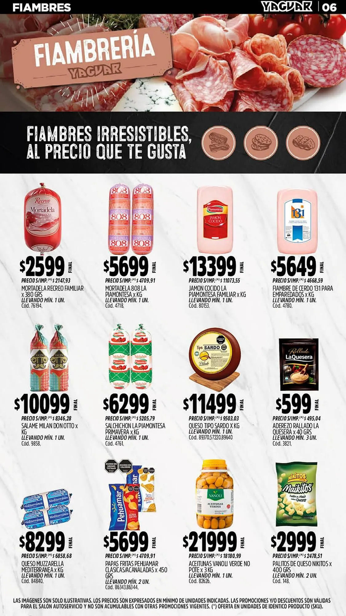 Ofertas de Catálogo Supermercados Yaguar 20 de abril al 26 de abril 2026 - Página 6 del catálogo