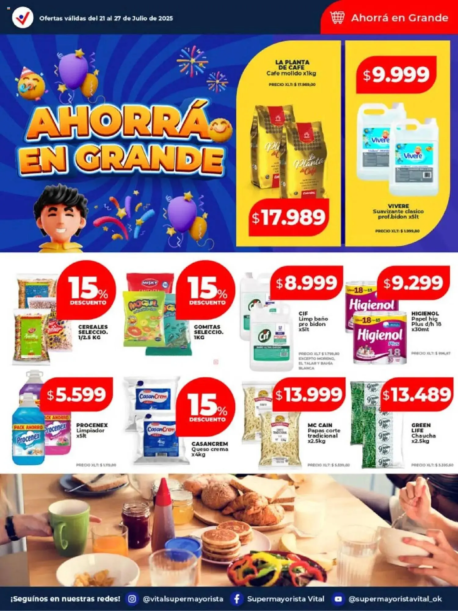 Ofertas de Catálogo Supermayorista Vital 21 de julio al 28 de julio 2025 - Página 22 del catálogo