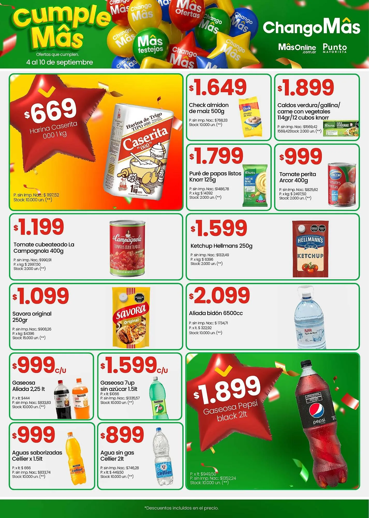 Ofertas de Catálogo Changomas 4 de septiembre al 10 de septiembre 2025 - Página 8 del catálogo