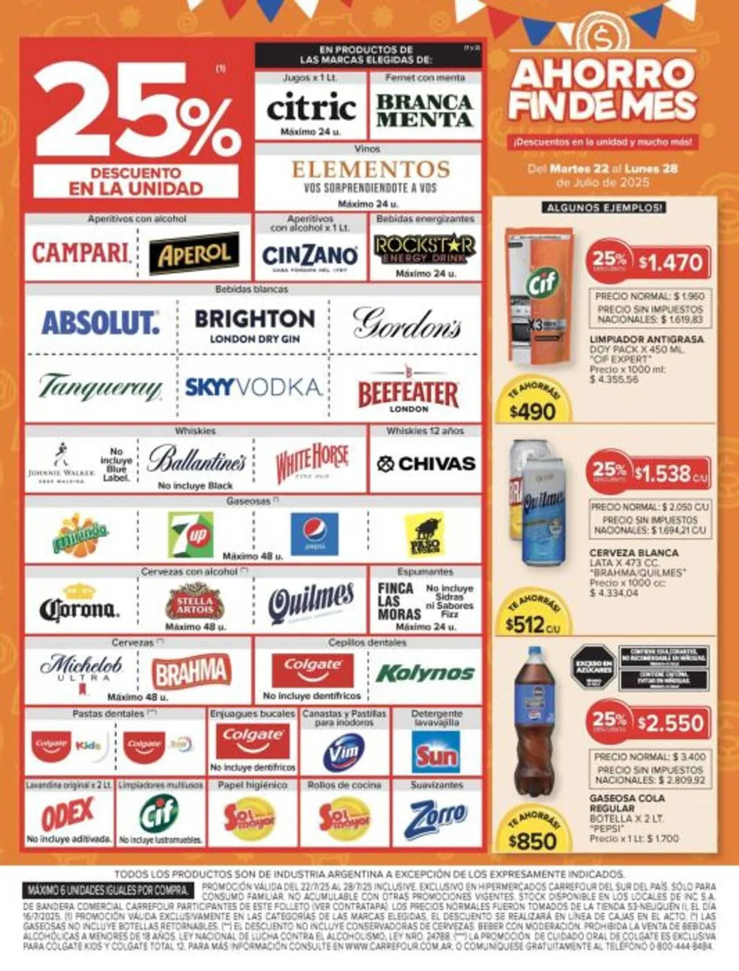 Ofertas de Catálogo Carrefour 22 de julio al 29 de julio 2025 - Página 8 del catálogo
