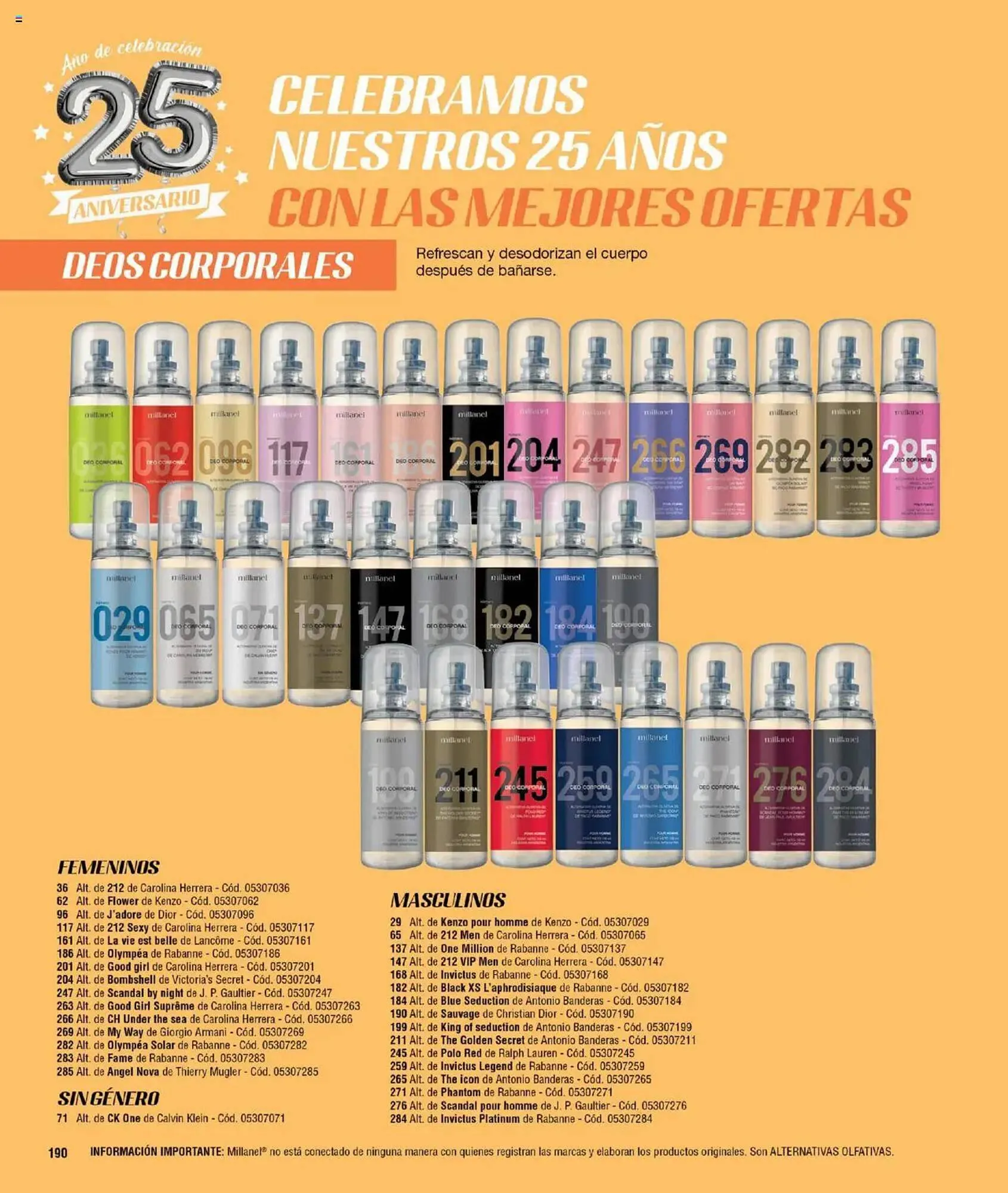Ofertas de Catálogo Millanel Cosmética 31 de marzo al 27 de abril 2025 - Página 190 del catálogo