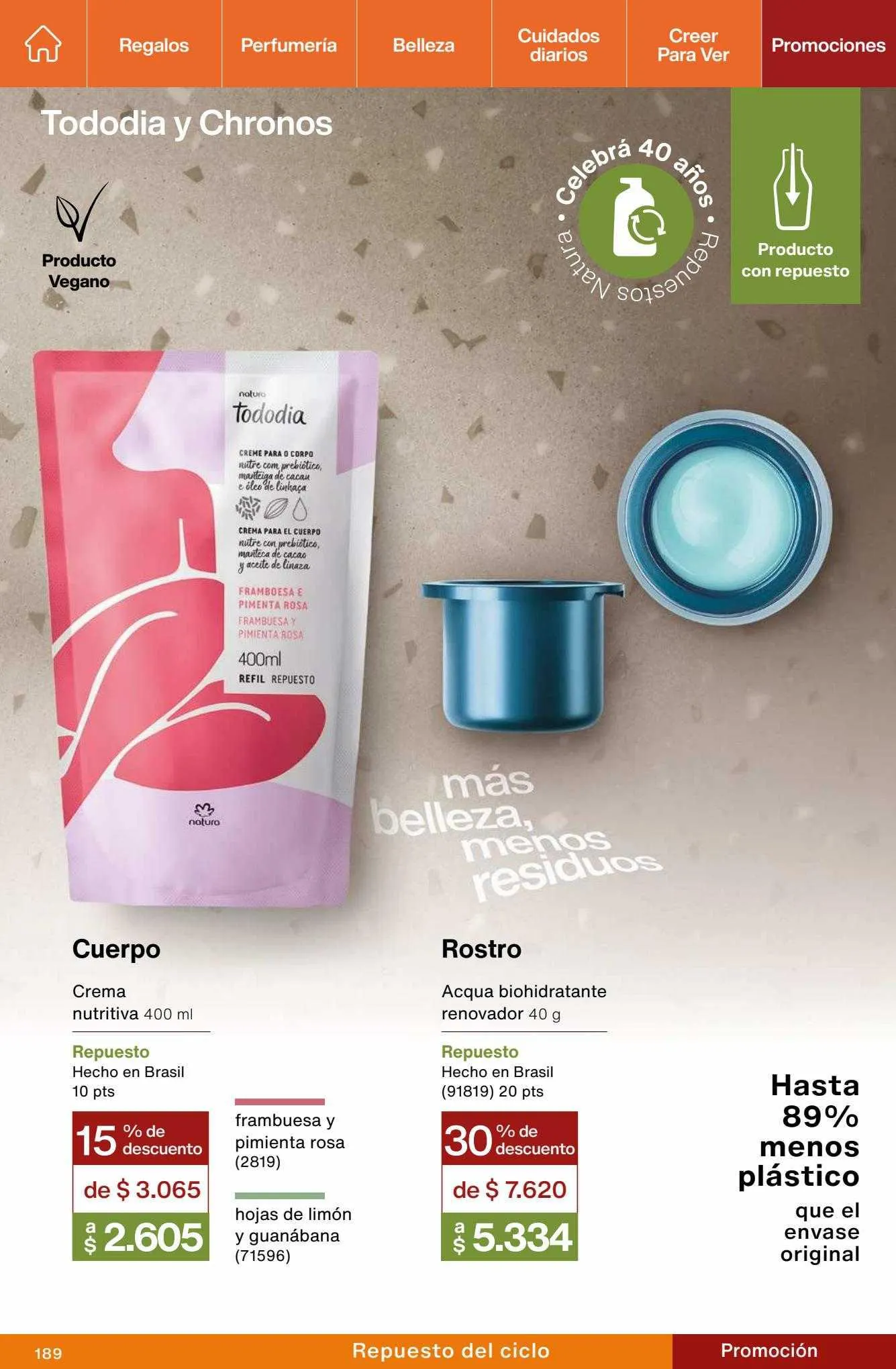 Ofertas de Catálogo Natura 7 de julio al 30 de septiembre 2023 - Página 189 del catálogo