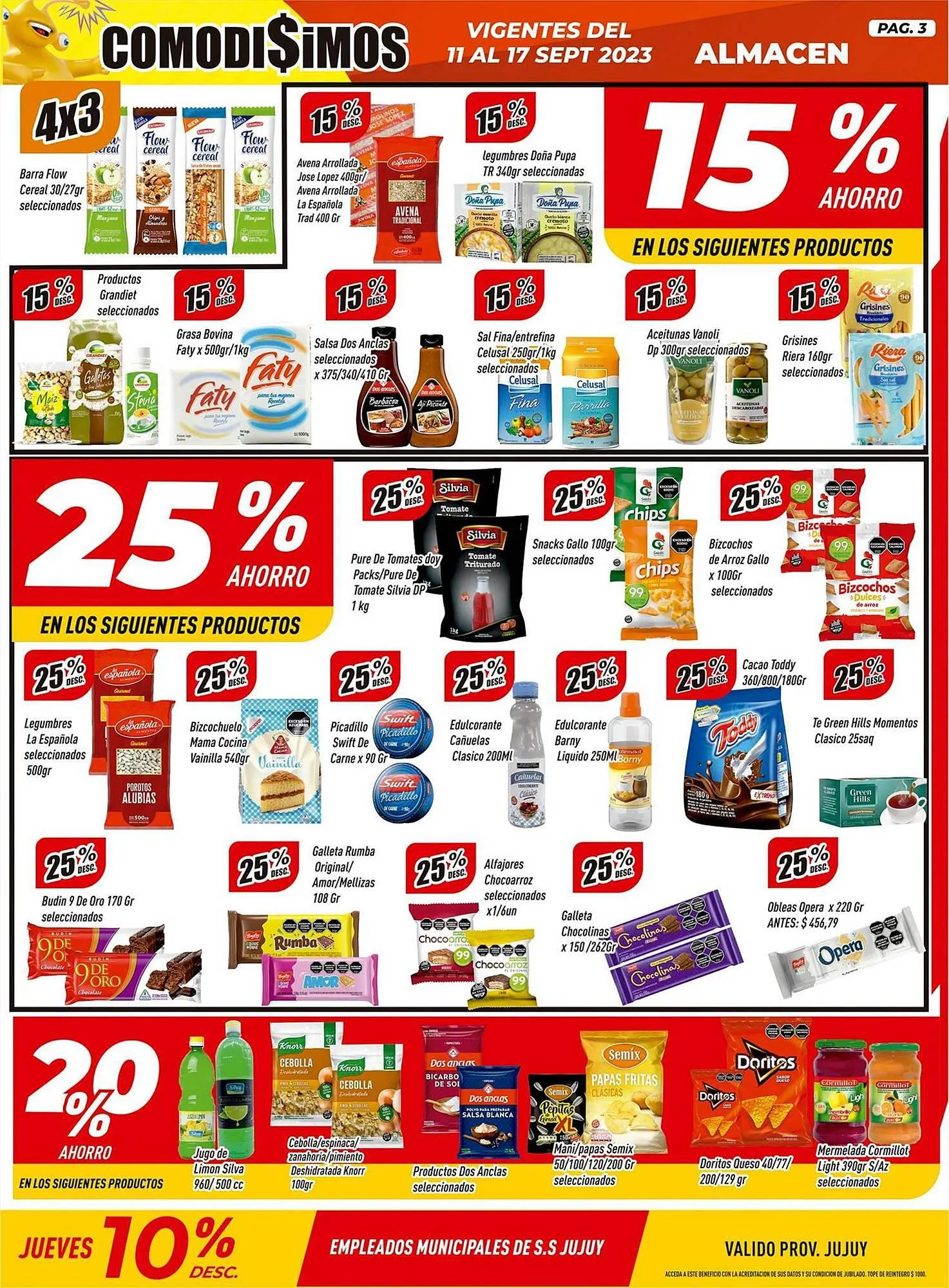 Ofertas de Catálogo Supermercados Comodin 11 de septiembre al 17 de septiembre 2023 - Página 3 del catálogo
