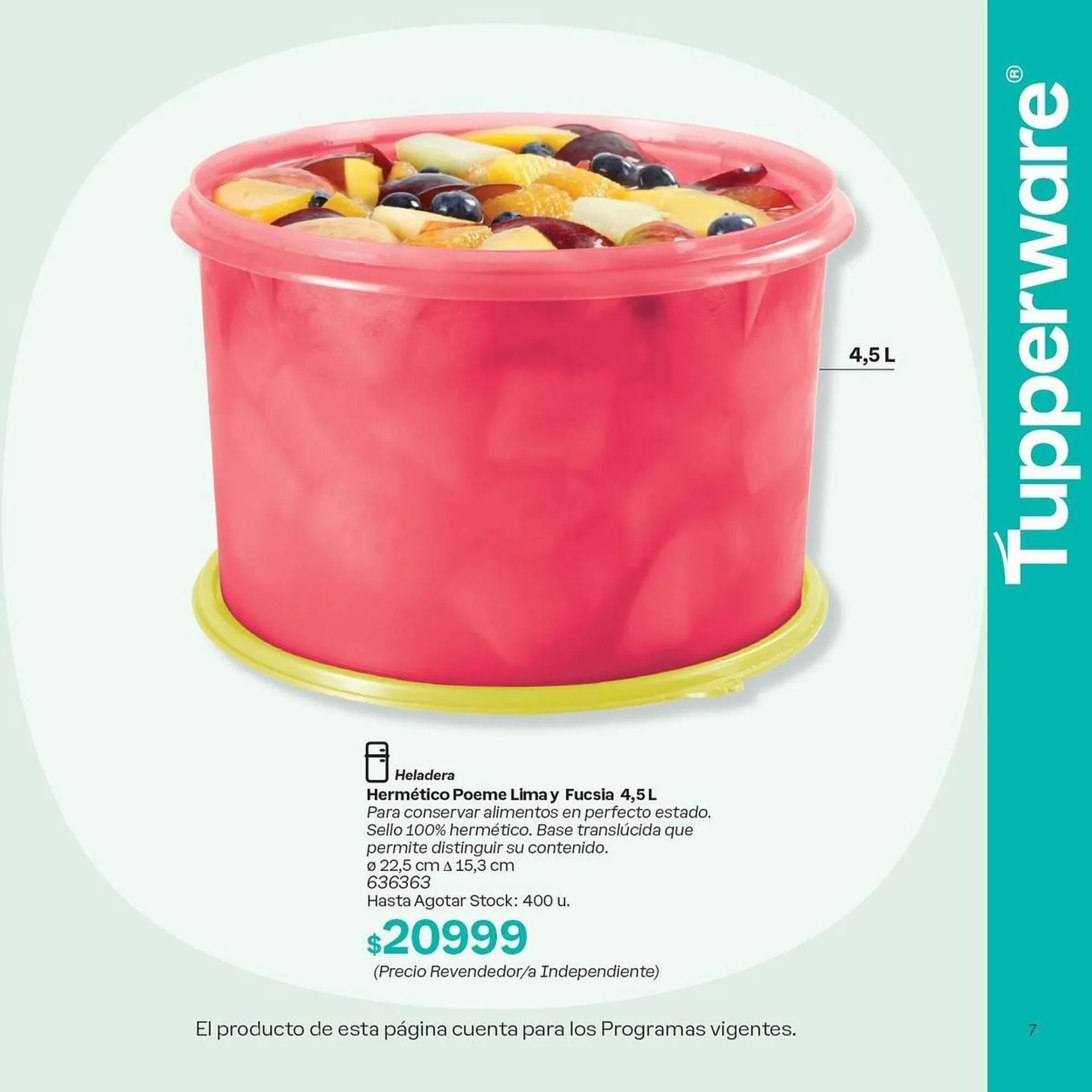 Ofertas de Catálogo Tupperware 28 de febrero al 31 de marzo 2025 - Página 7 del catálogo