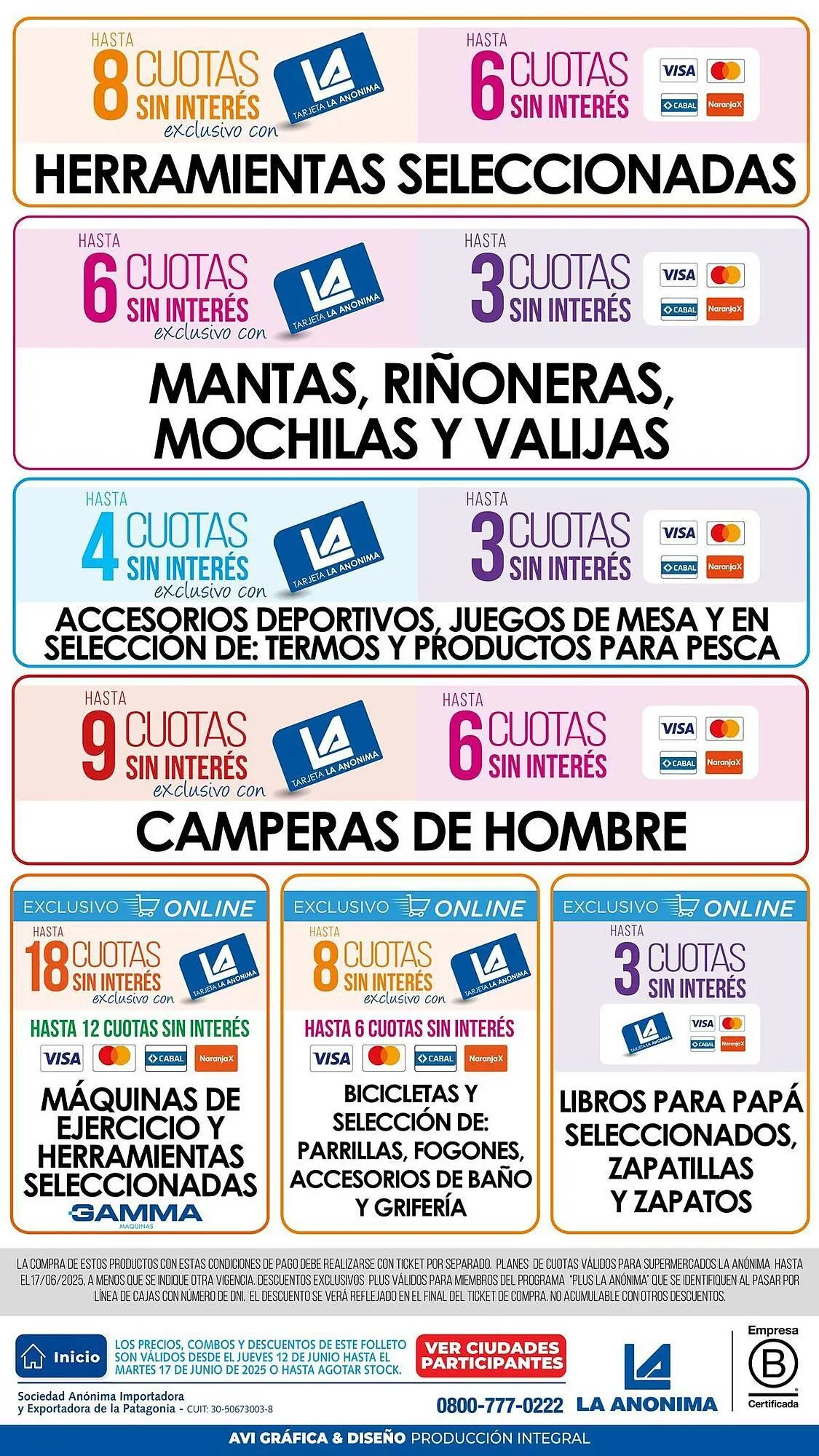 Ofertas de Catálogo La Anonima 15 de junio al 15 de junio 2025 - Página 36 del catálogo