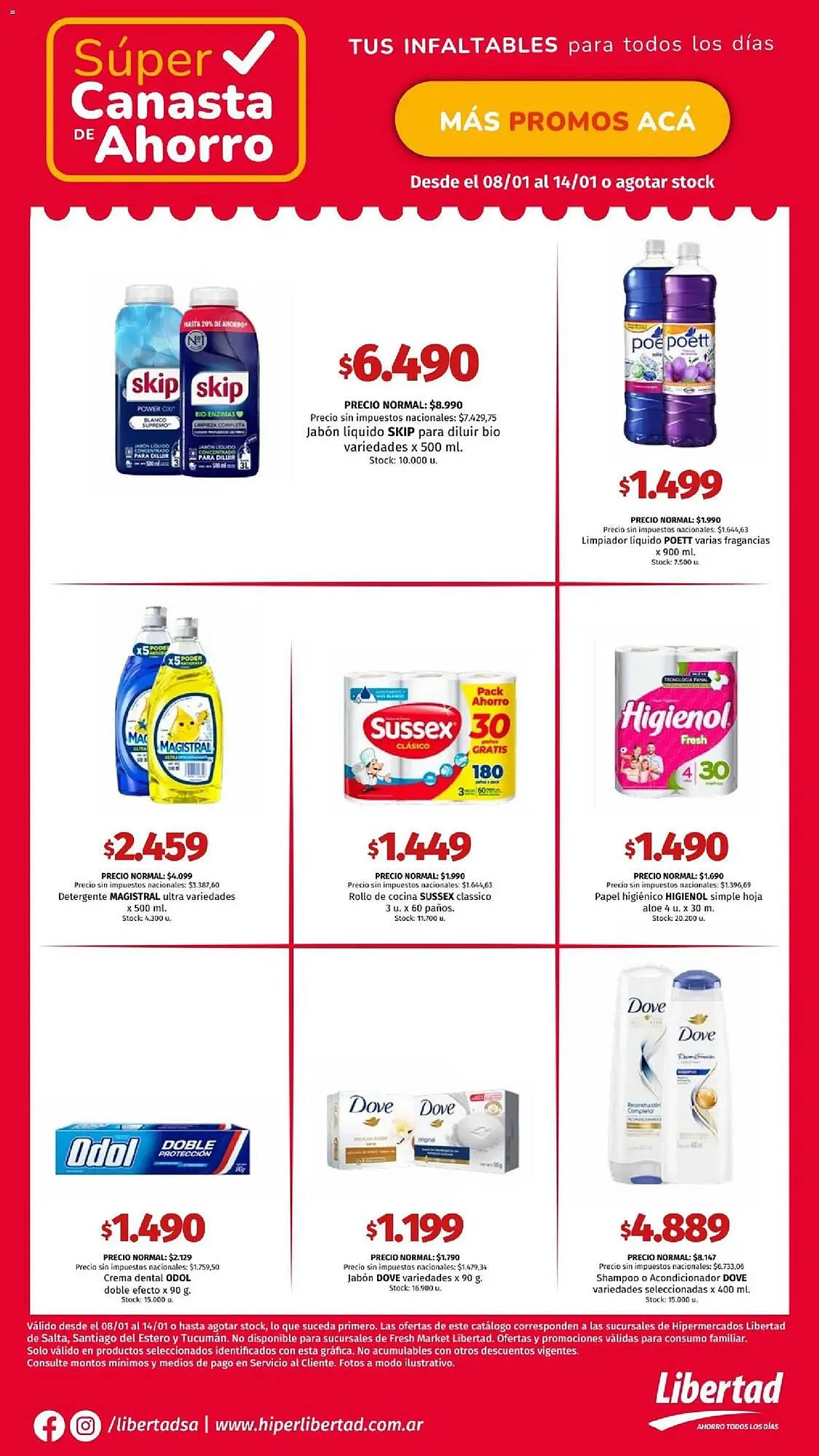 Ofertas de Catálogo Hipermercado Libertad 8 de enero al 14 de enero 2026 - Página 6 del catálogo