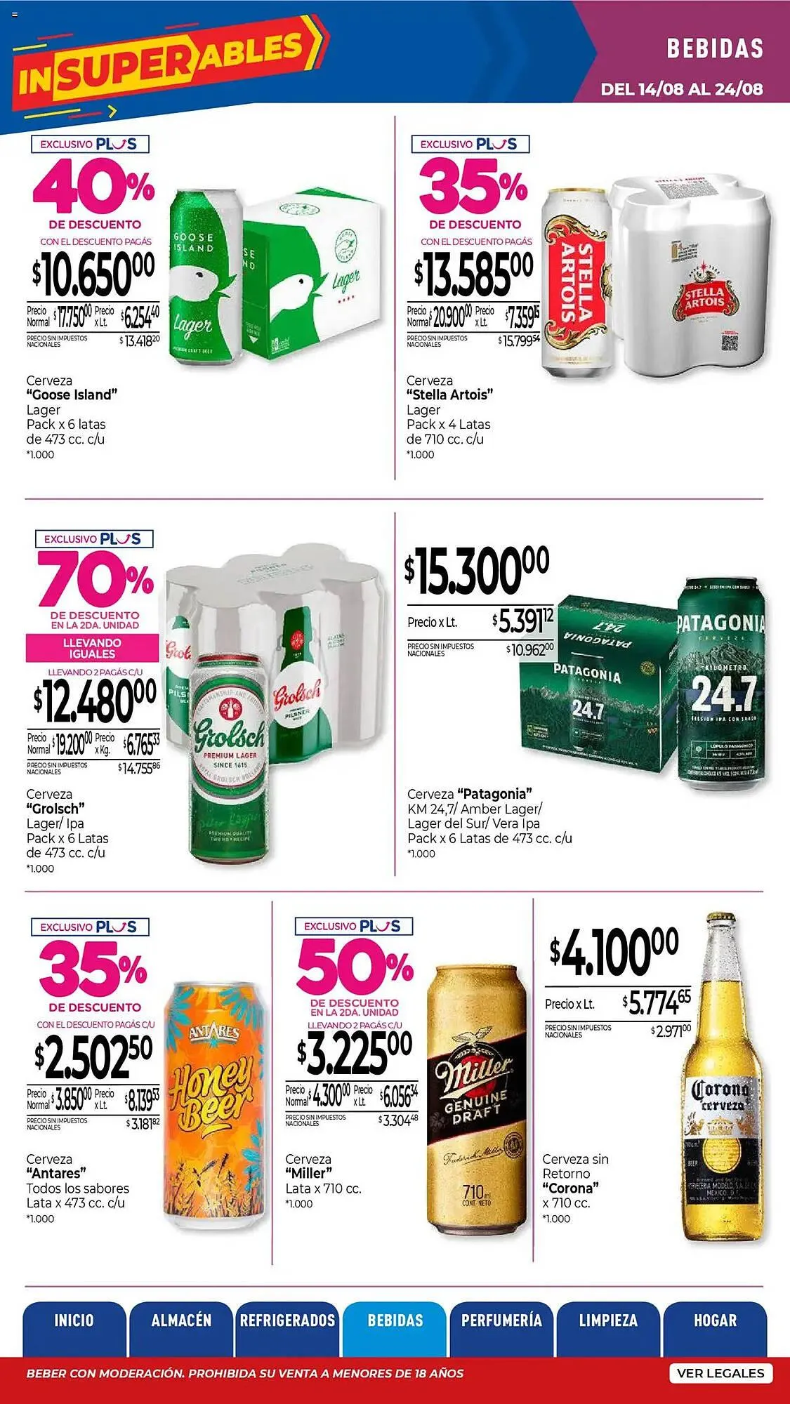 Ofertas de Catálogo La Anonima 14 de agosto al 25 de agosto 2025 - Página 18 del catálogo