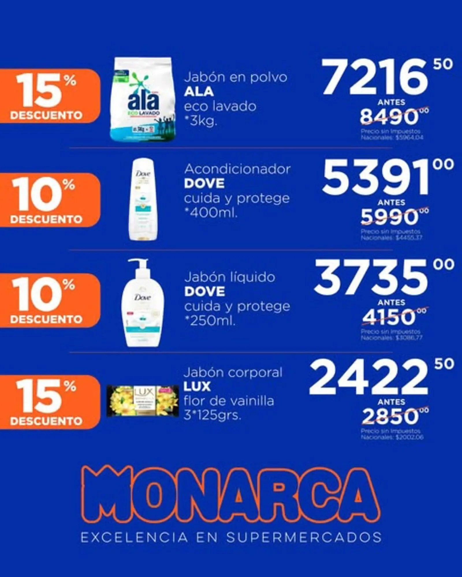 Ofertas de Catálogo Supermercados Monarca 8 de mayo al 31 de mayo 2025 - Página 5 del catálogo