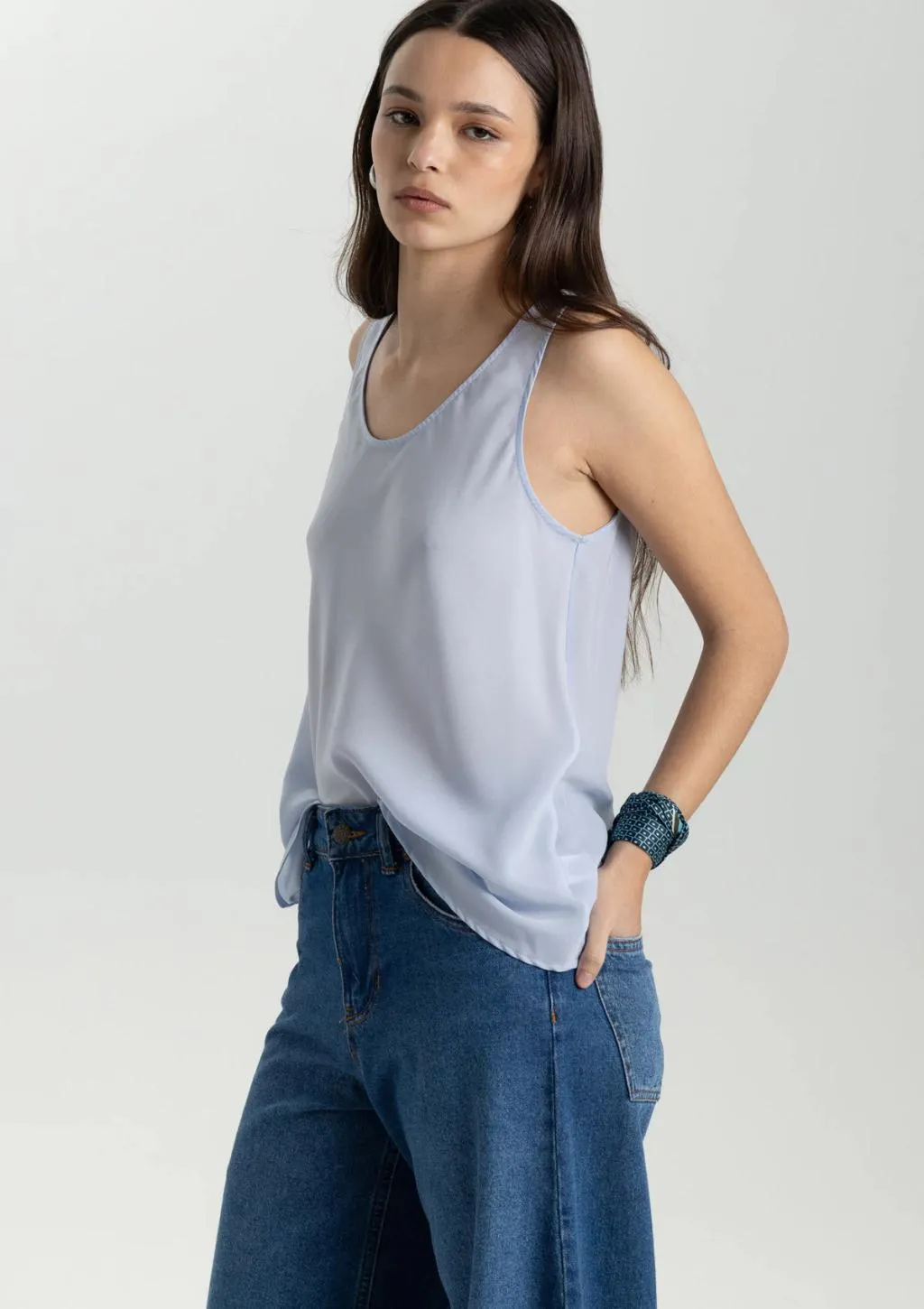 CAMISA GOLORITZE (CELESTE)