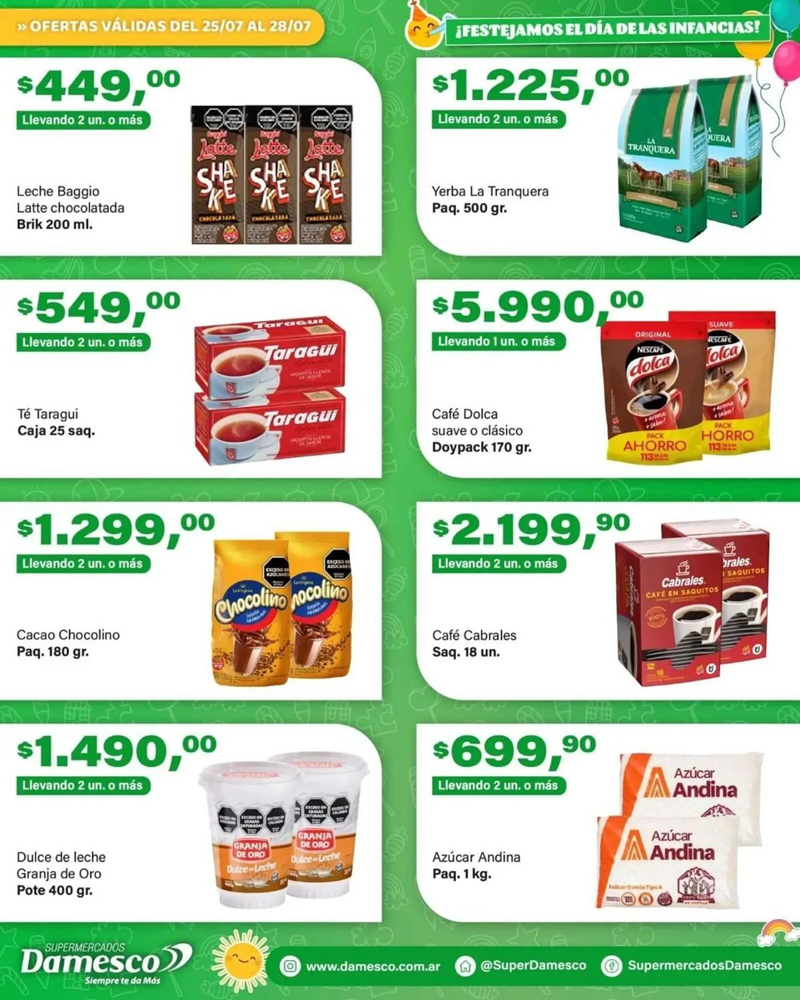 Ofertas de Catálogo Supermercados Damesco 25 de julio al 28 de julio 2025 - Página 6 del catálogo