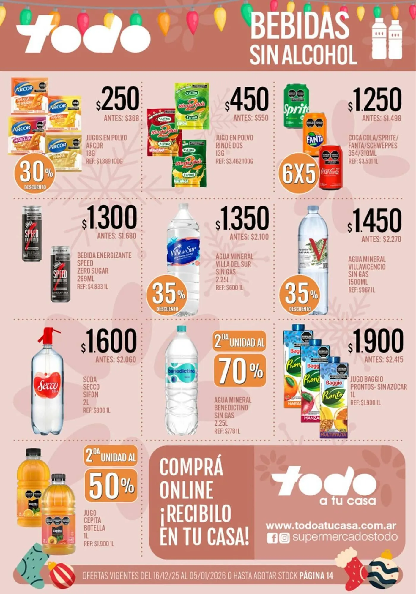 Ofertas de Catálogo Supermercados Todo 16 de diciembre al 5 de enero 2026 - Página 14 del catálogo