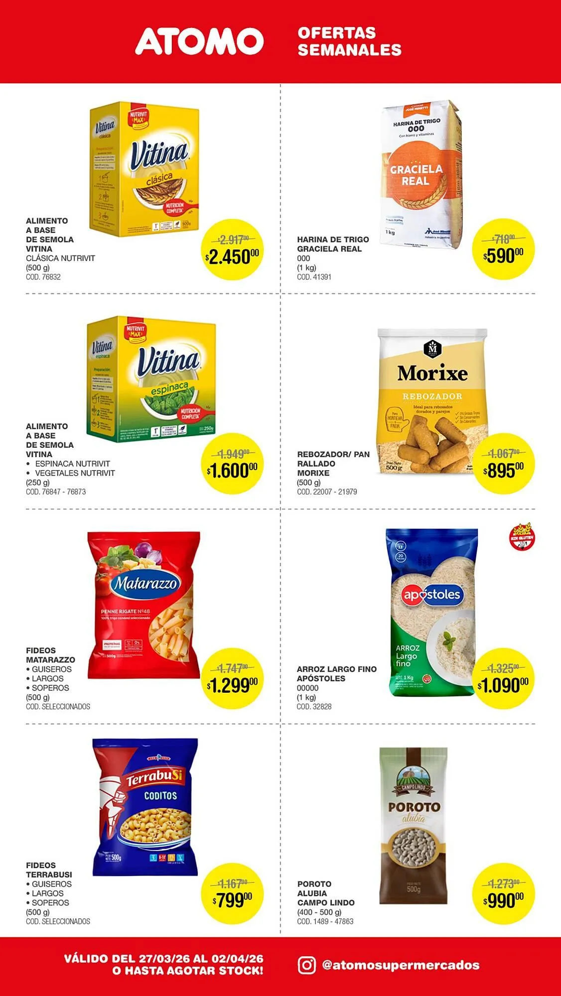 Ofertas de Catálogo Atomo Conviene 27 de marzo al 2 de abril 2026 - Página 10 del catálogo