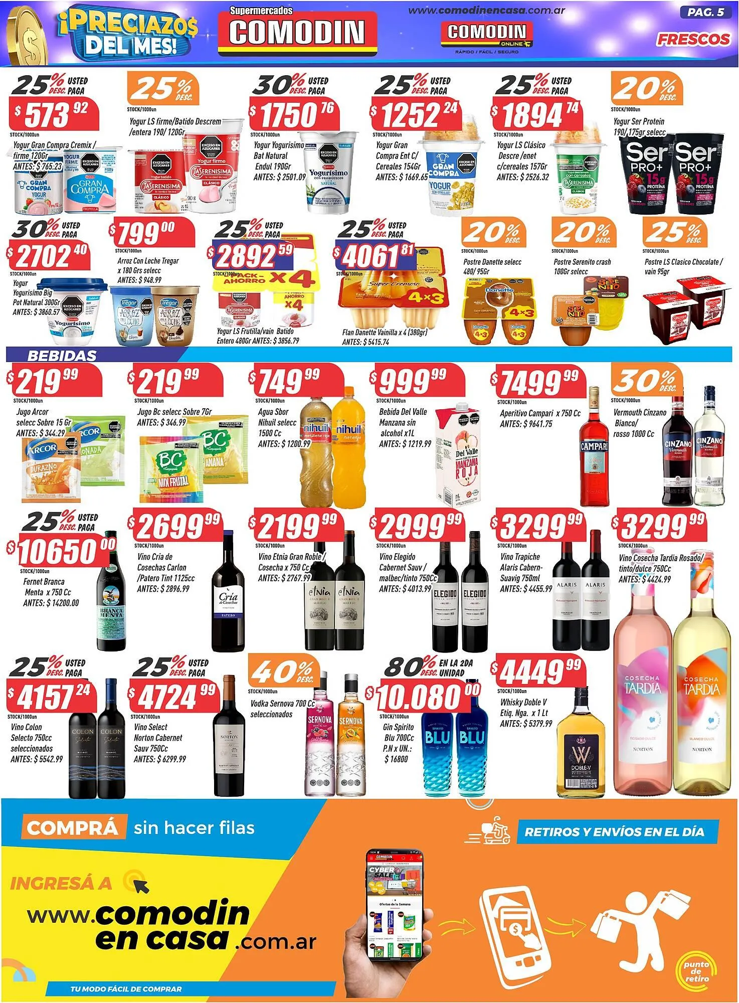 Ofertas de Catálogo Supermercados Comodin 25 de julio al 2 de agosto 2025 - Página 5 del catálogo