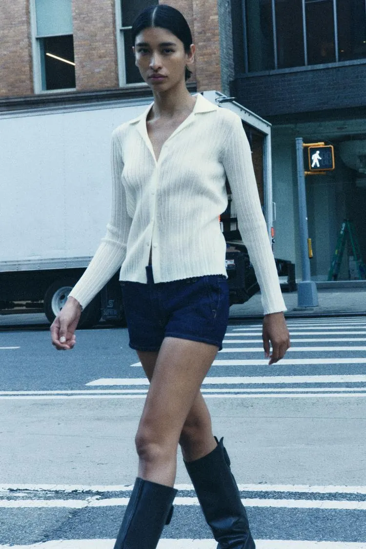 CHAQUETA PUNTO FINO CANALÉ