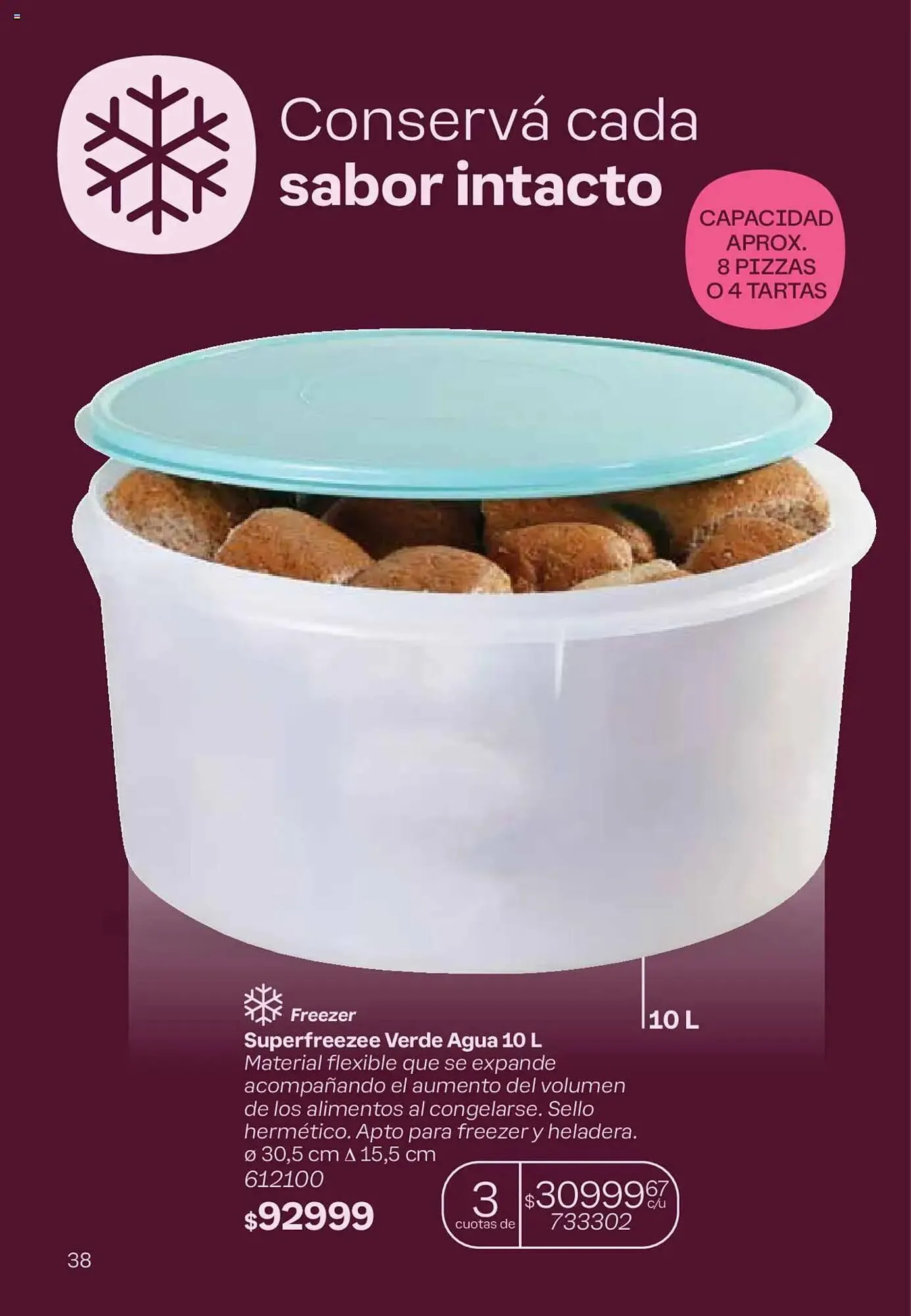 Ofertas de Catálogo Tupperware 29 de noviembre al 2 de diciembre 2024 - Página 38 del catálogo